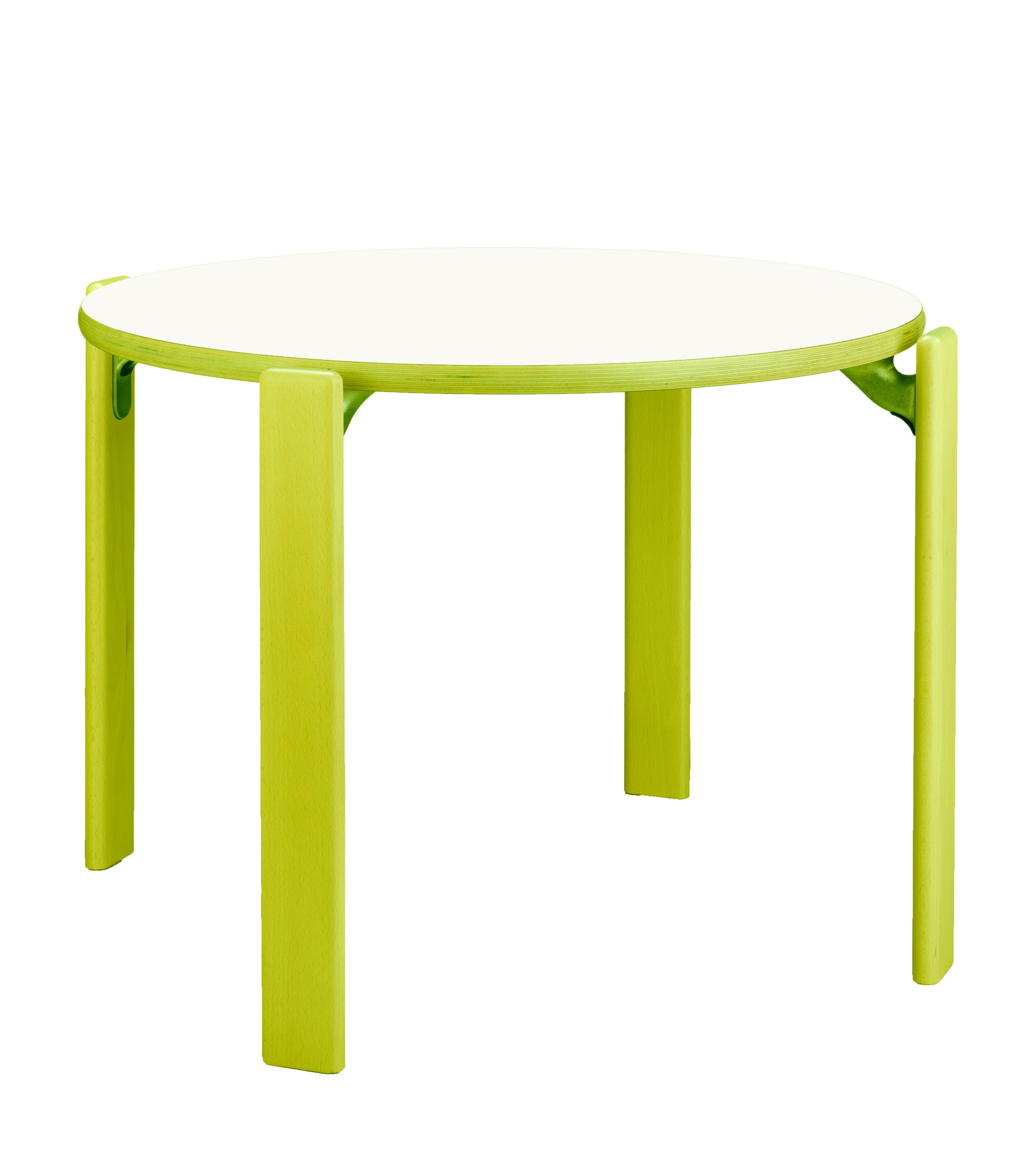 Dietiker Rey Junior Table – round kids table in Soft Acid Green
