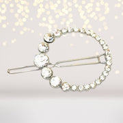 Rhinestone Circle Hair Clips, Rhinestone Hair Pin
