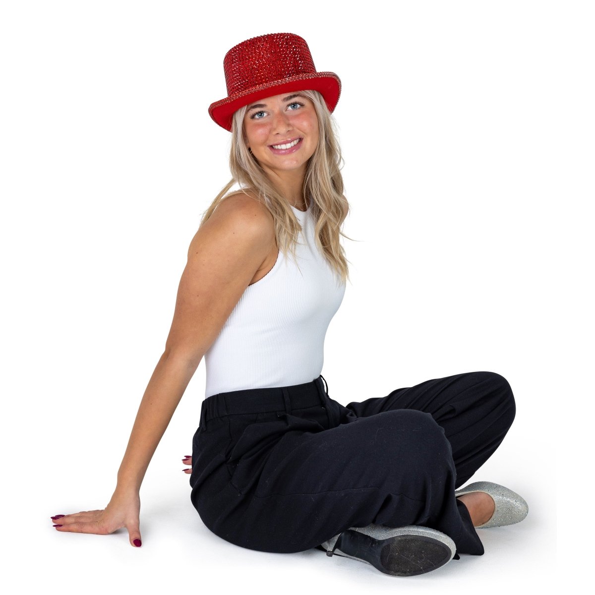 Rhinestone Top Hat