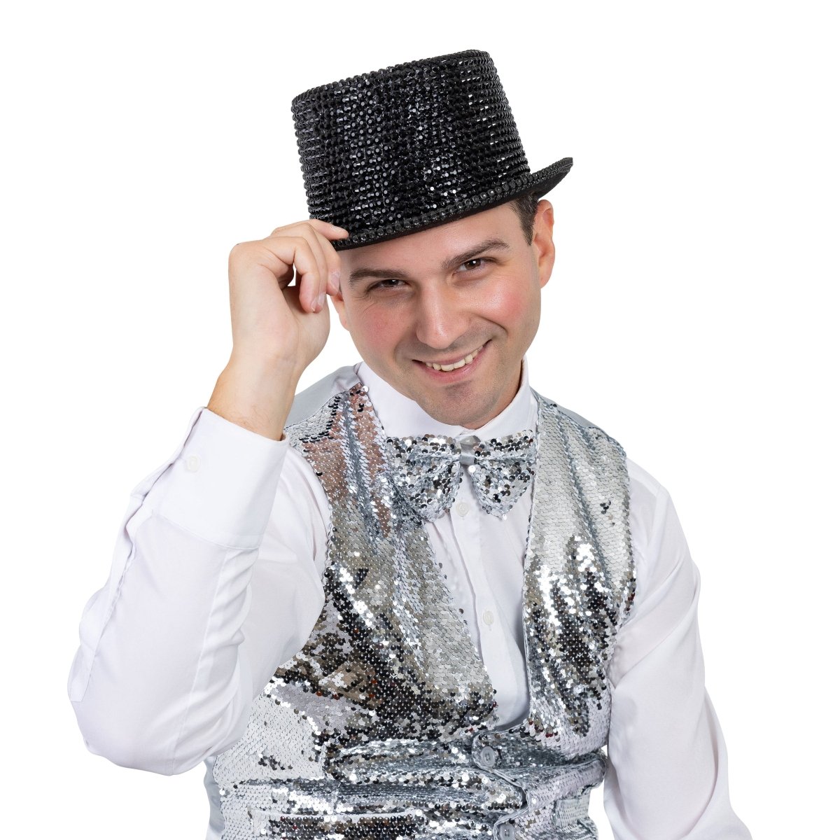 Rhinestone Top Hat