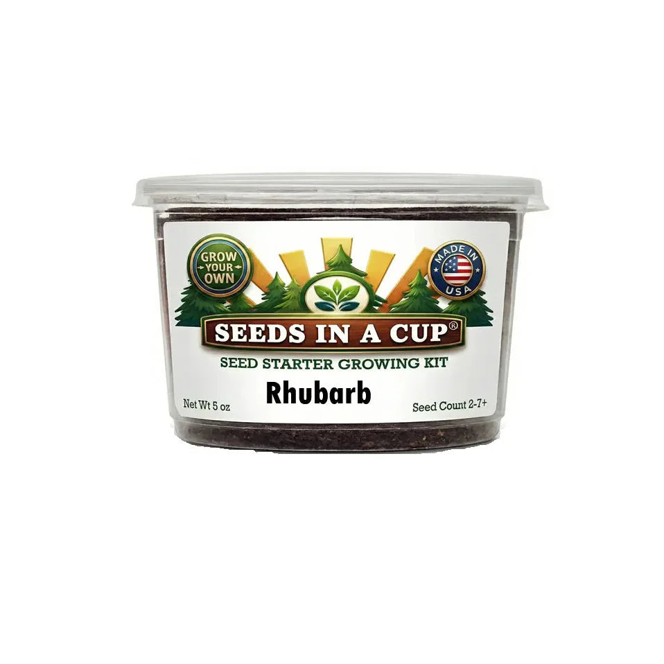 Rhubarb Grow Kit | Grow Perennial Pie Plant From Seed |