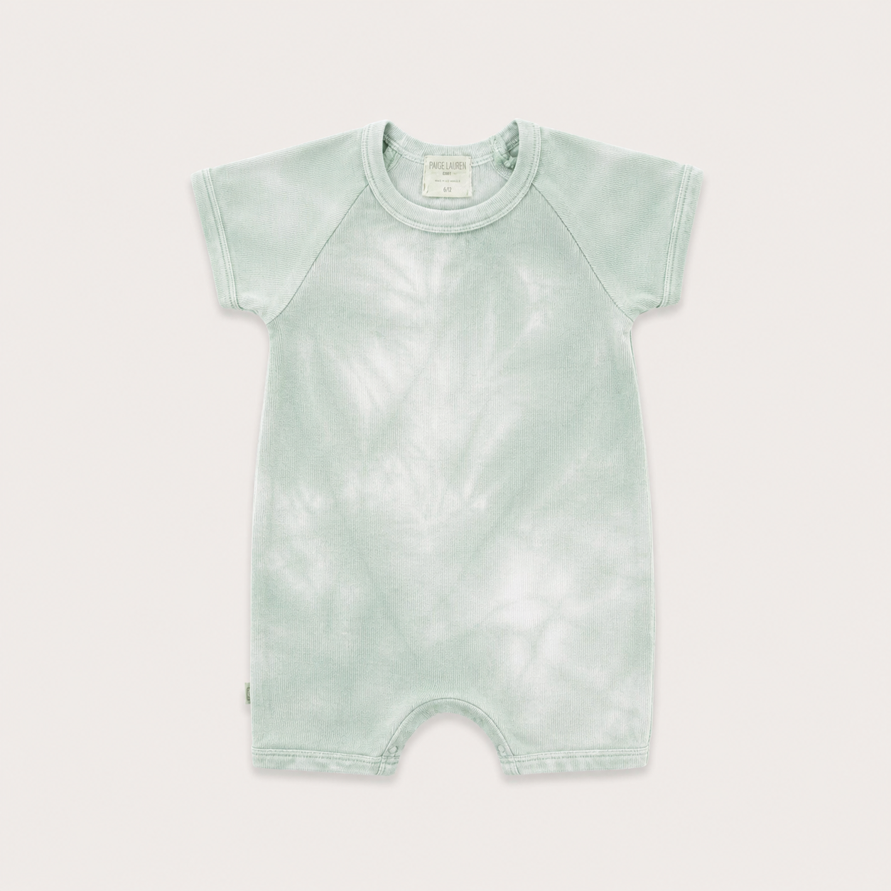 Rib Marble Shortall Onesie
