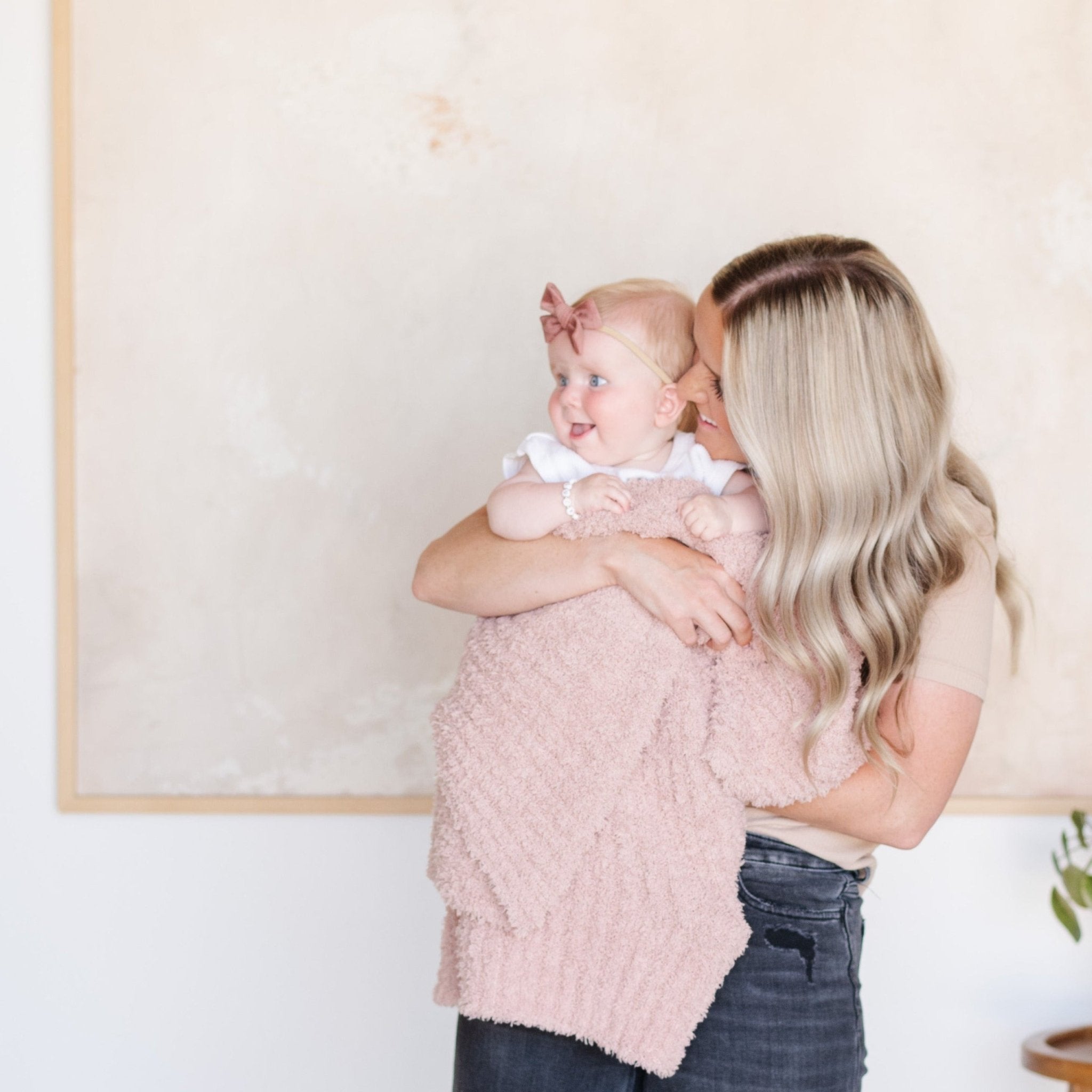 Ribbed Bamboni® Receiving Blankets