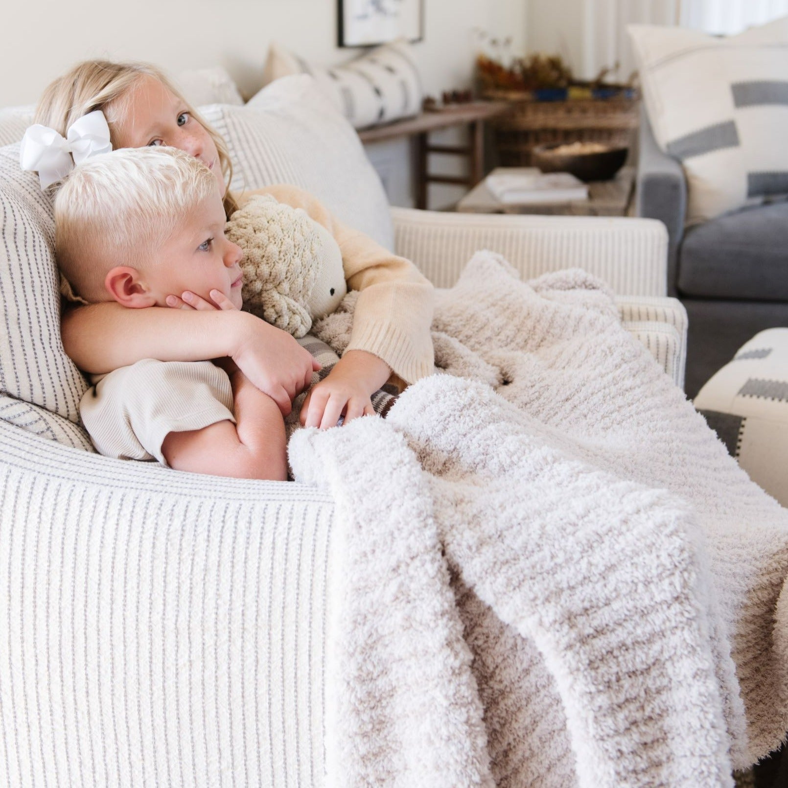 Ribbed Bamboni® Receiving Blankets