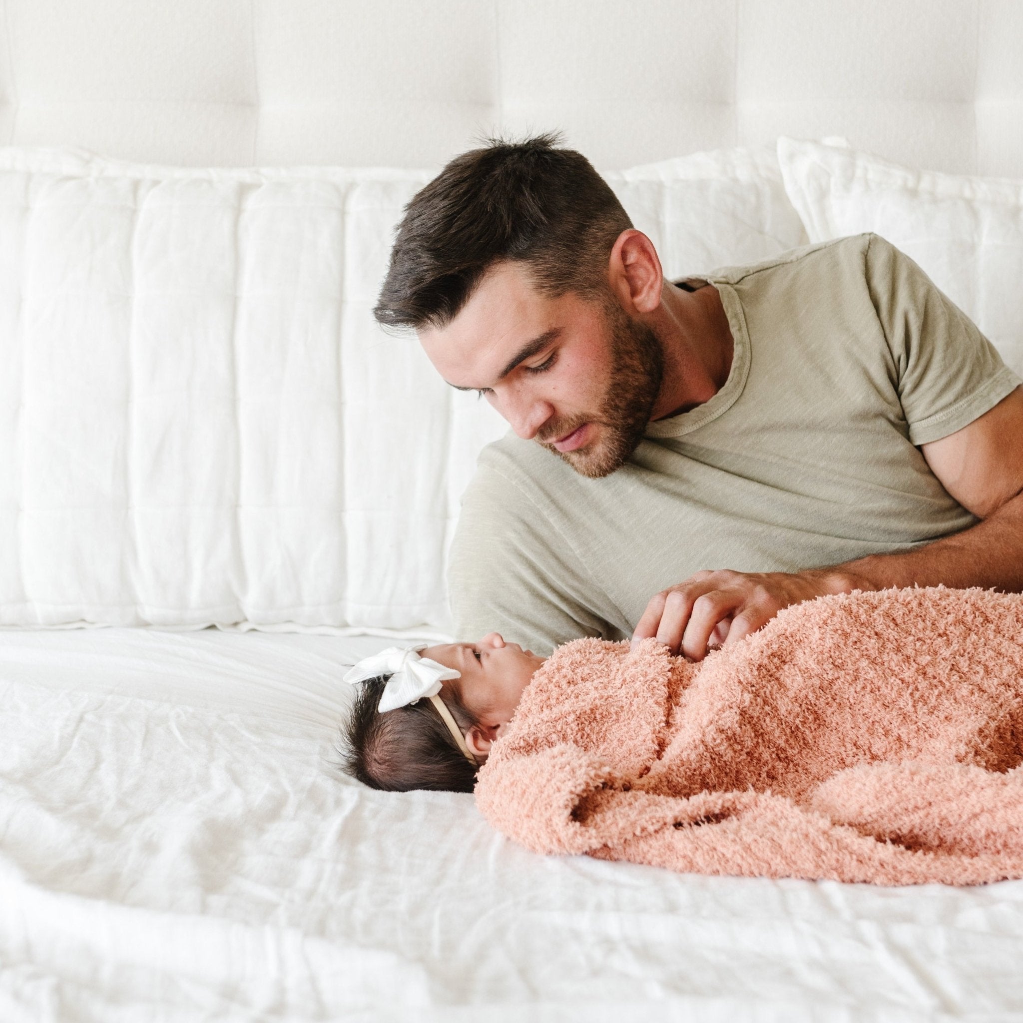 Ribbed Bamboni® Receiving Blankets