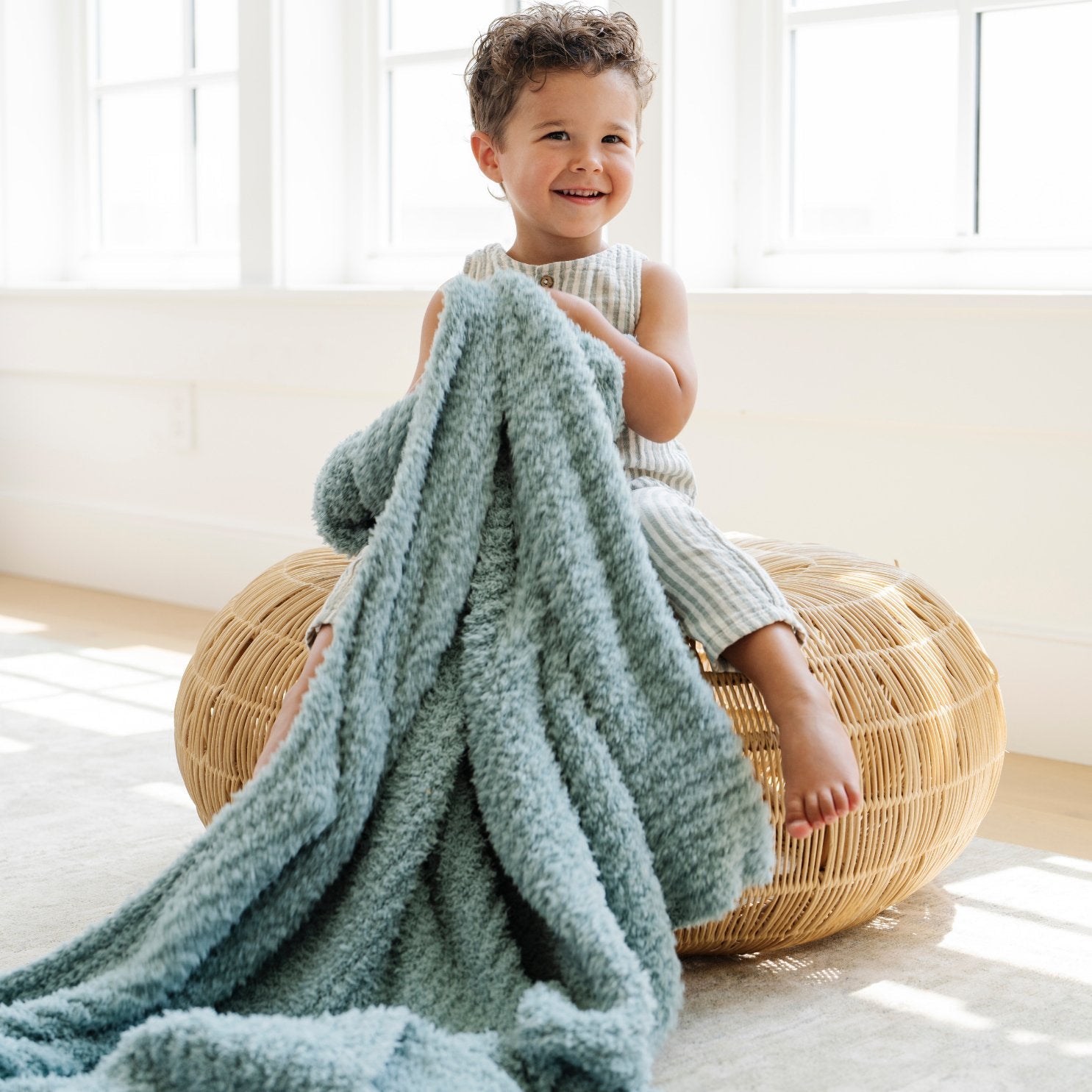Ribbed Bamboni® Toddler Blankets