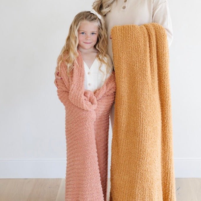 Ribbed Bamboni® Toddler Blankets