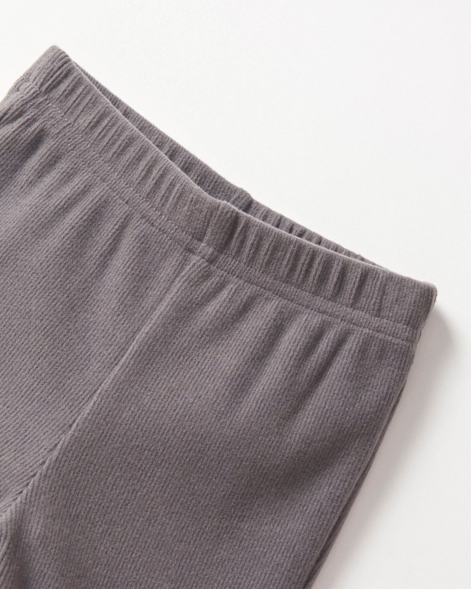 Ribbed Flare Pant - Graphite