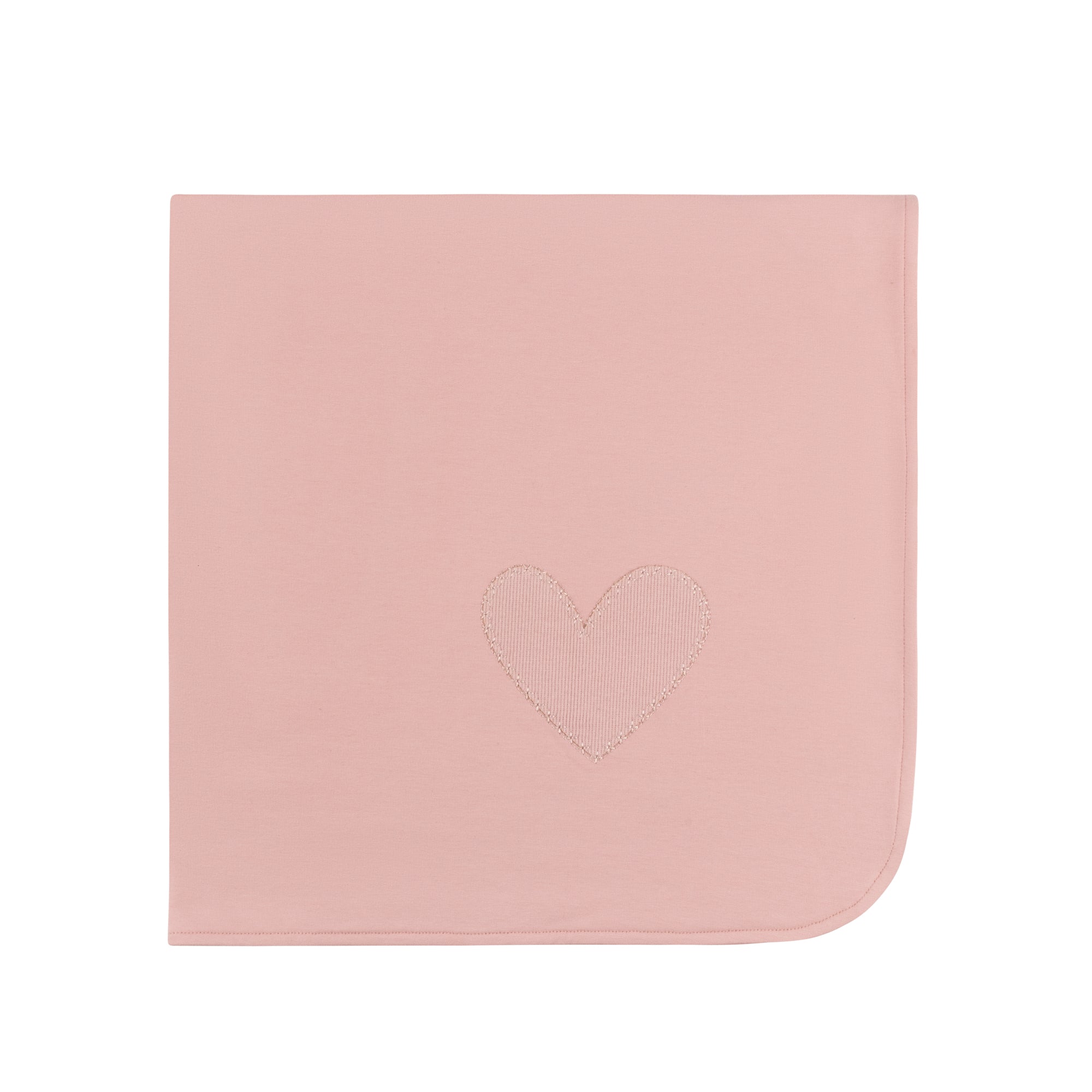 Ribbed Heart  Layette Set