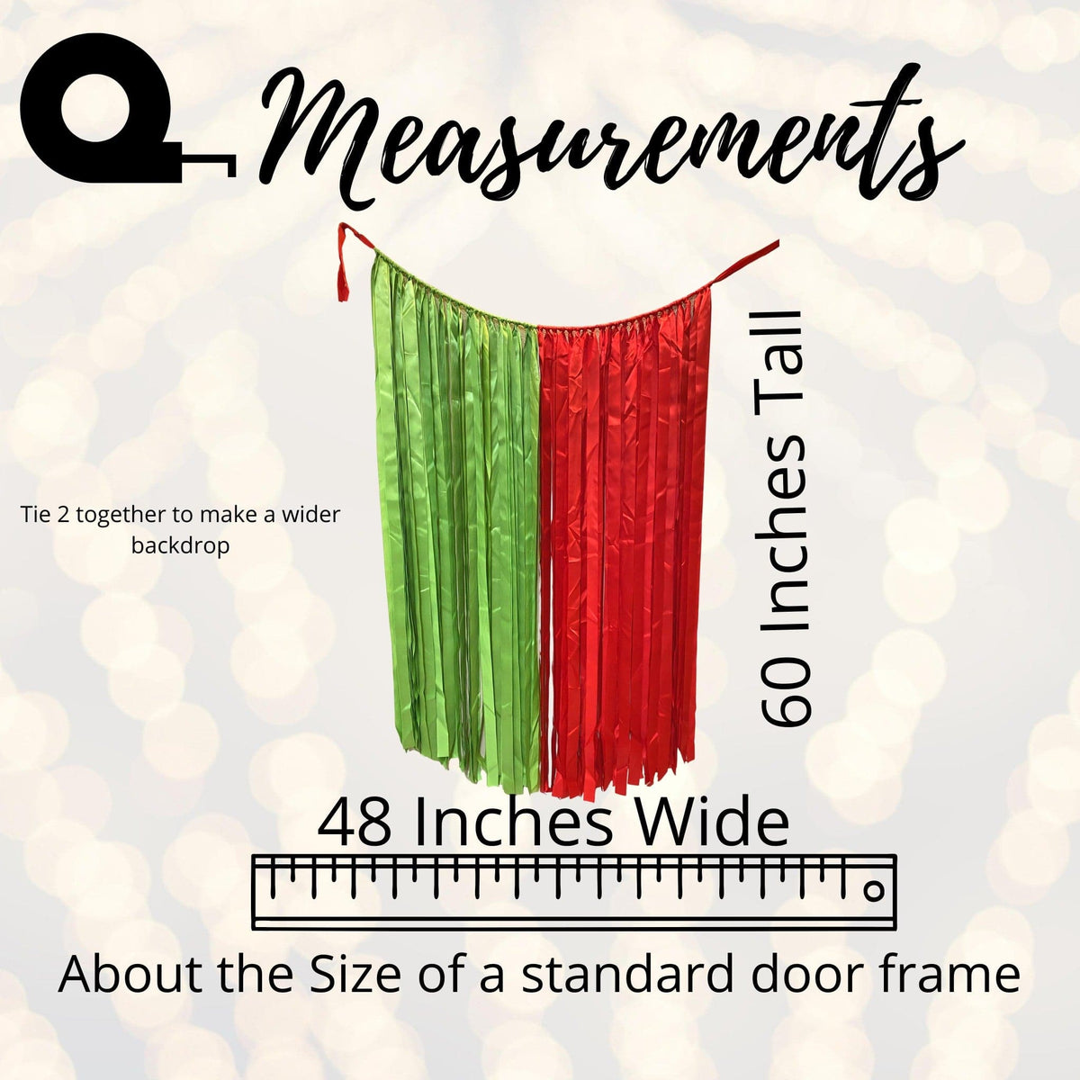 Ribbon Curtain Photo Booth Backdrops
