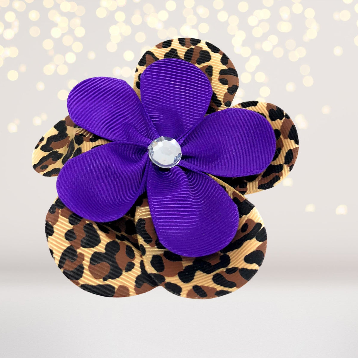 Ribbon Hair Flowers, Hair Flower Clips For Girls