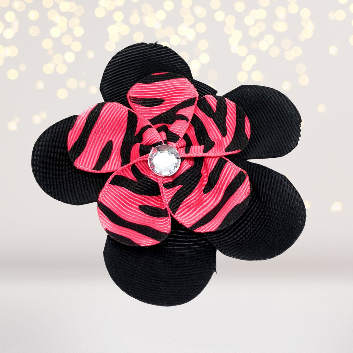 Ribbon Hair Flowers, Hair Flower Clips For Girls