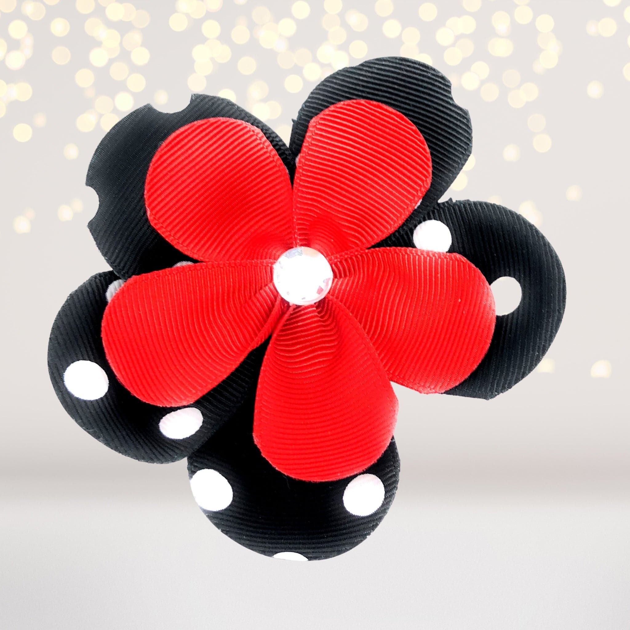 Ribbon Hair Flowers, Hair Flower Clips For Girls