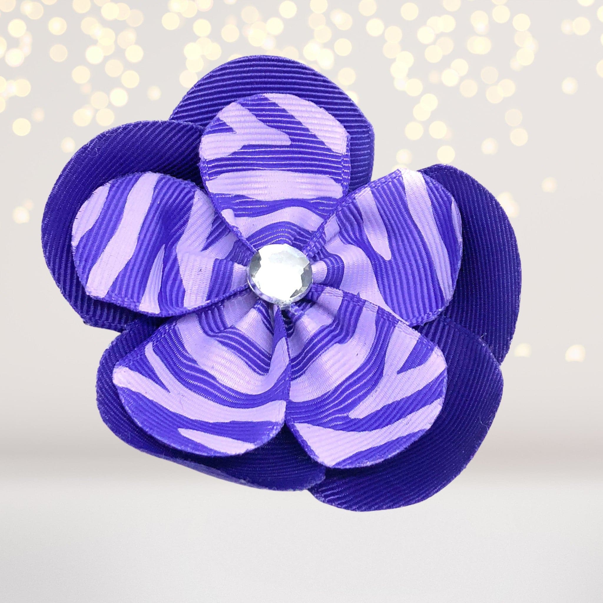 Ribbon Hair Flowers, Hair Flower Clips For Girls