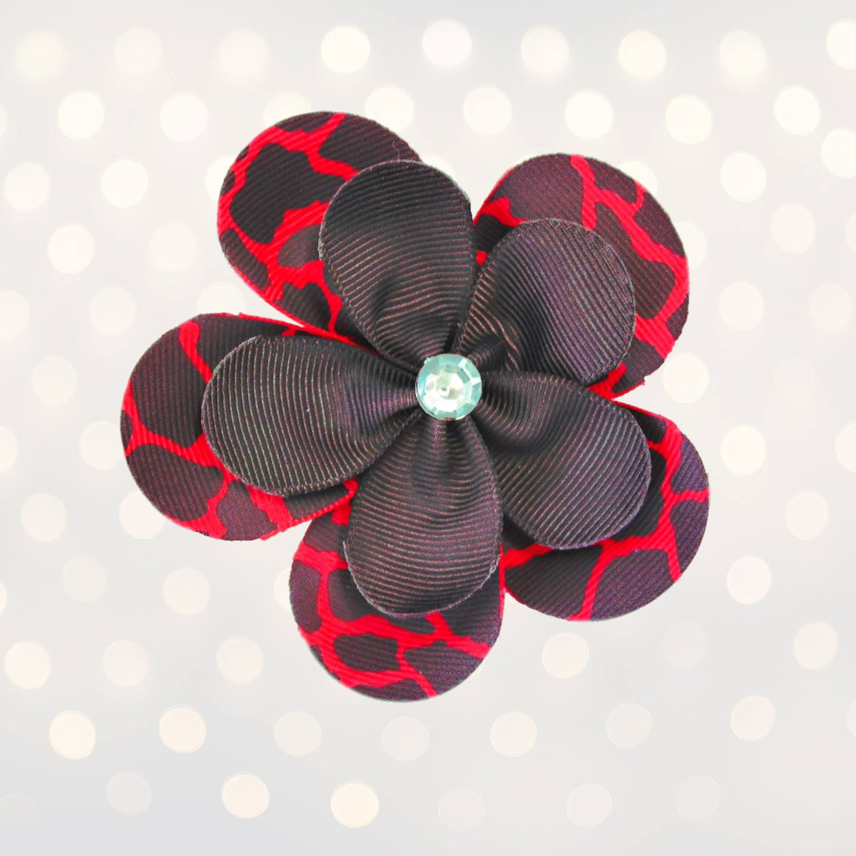 Ribbon Hair Flowers, Hair Flower Clips For Girls