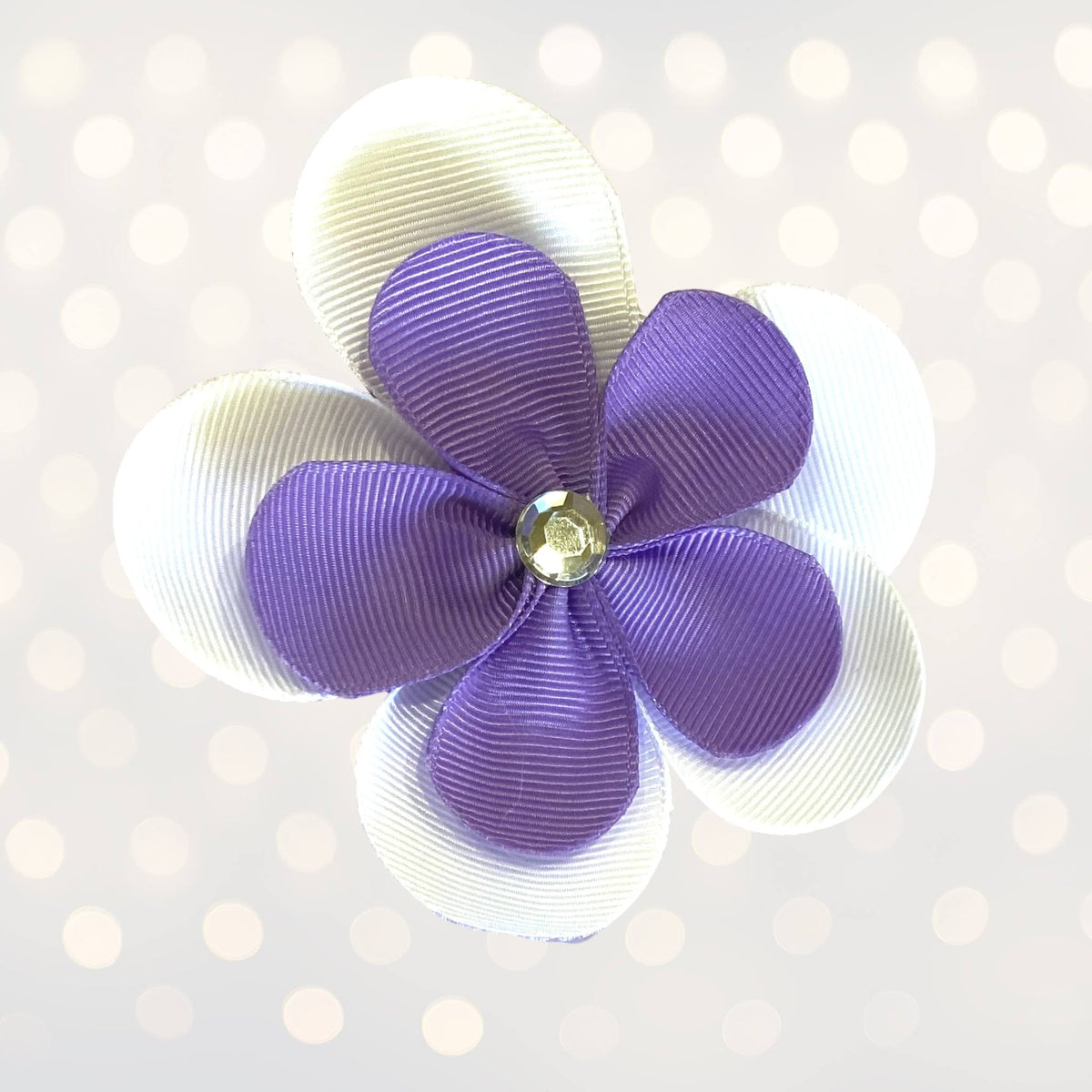 Ribbon Hair Flowers, Hair Flower Clips For Girls