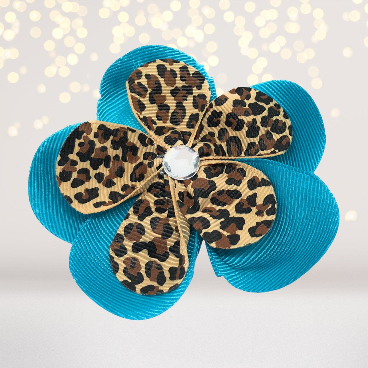 Ribbon Hair Flowers, Hair Flower Clips For Girls