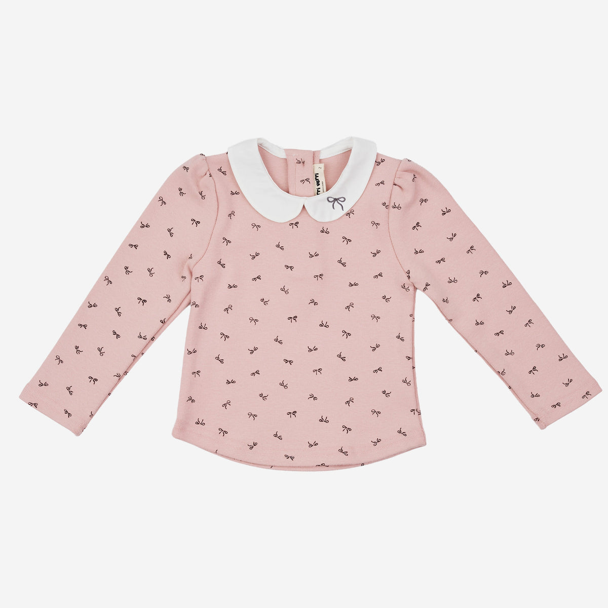 Camila White Collar Top