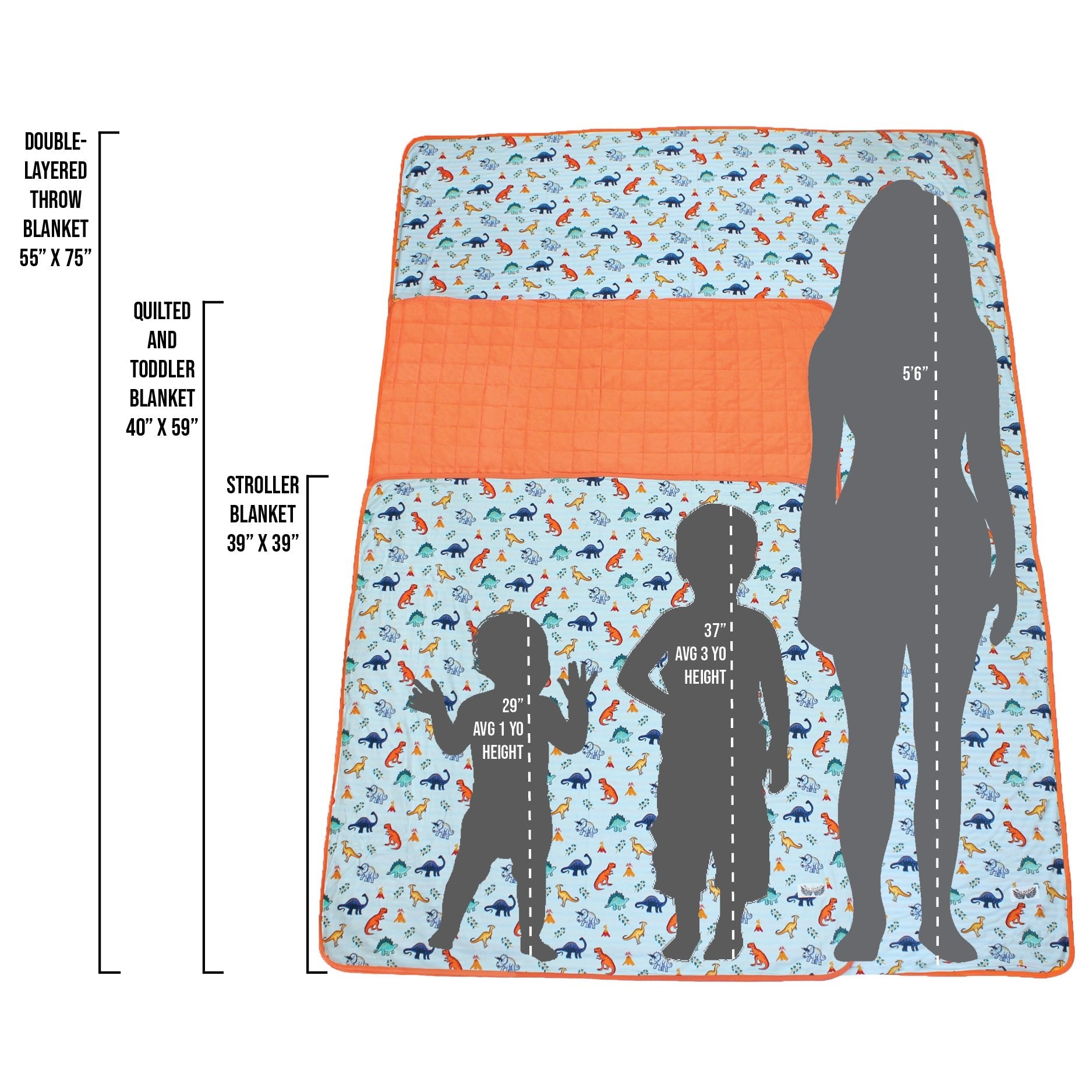 Ride With My Crew Quilted Toddler Blanket