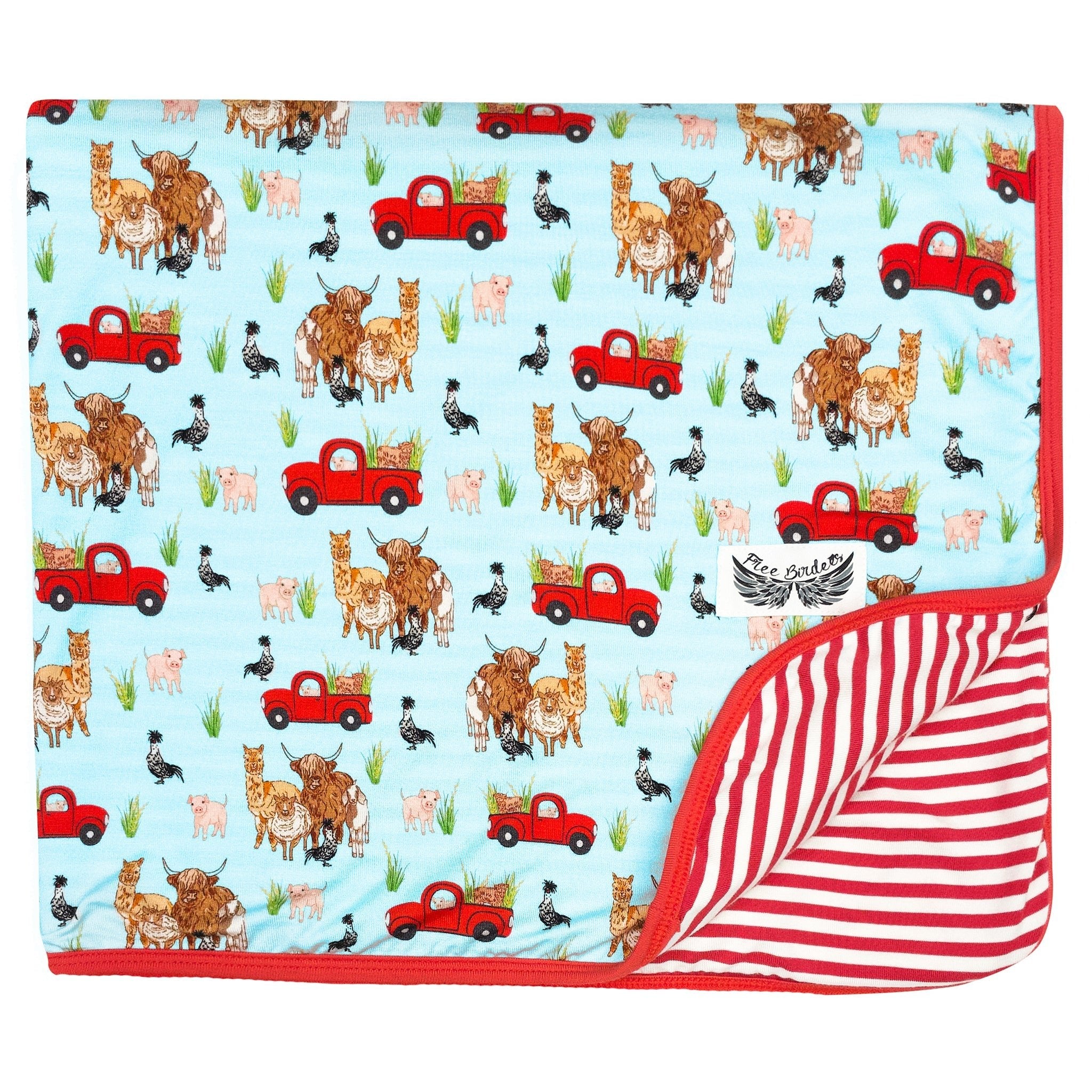 Ride With My Crew Toddler Blanket