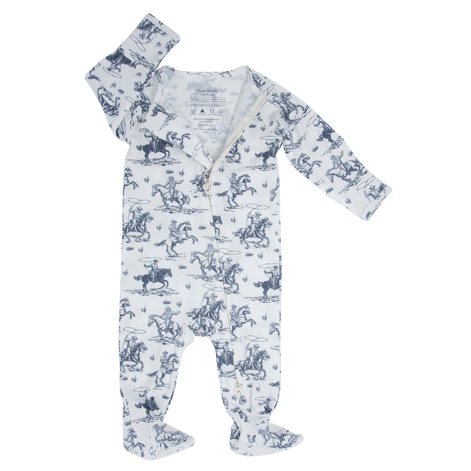 Rip's Ranch Zipper Footie