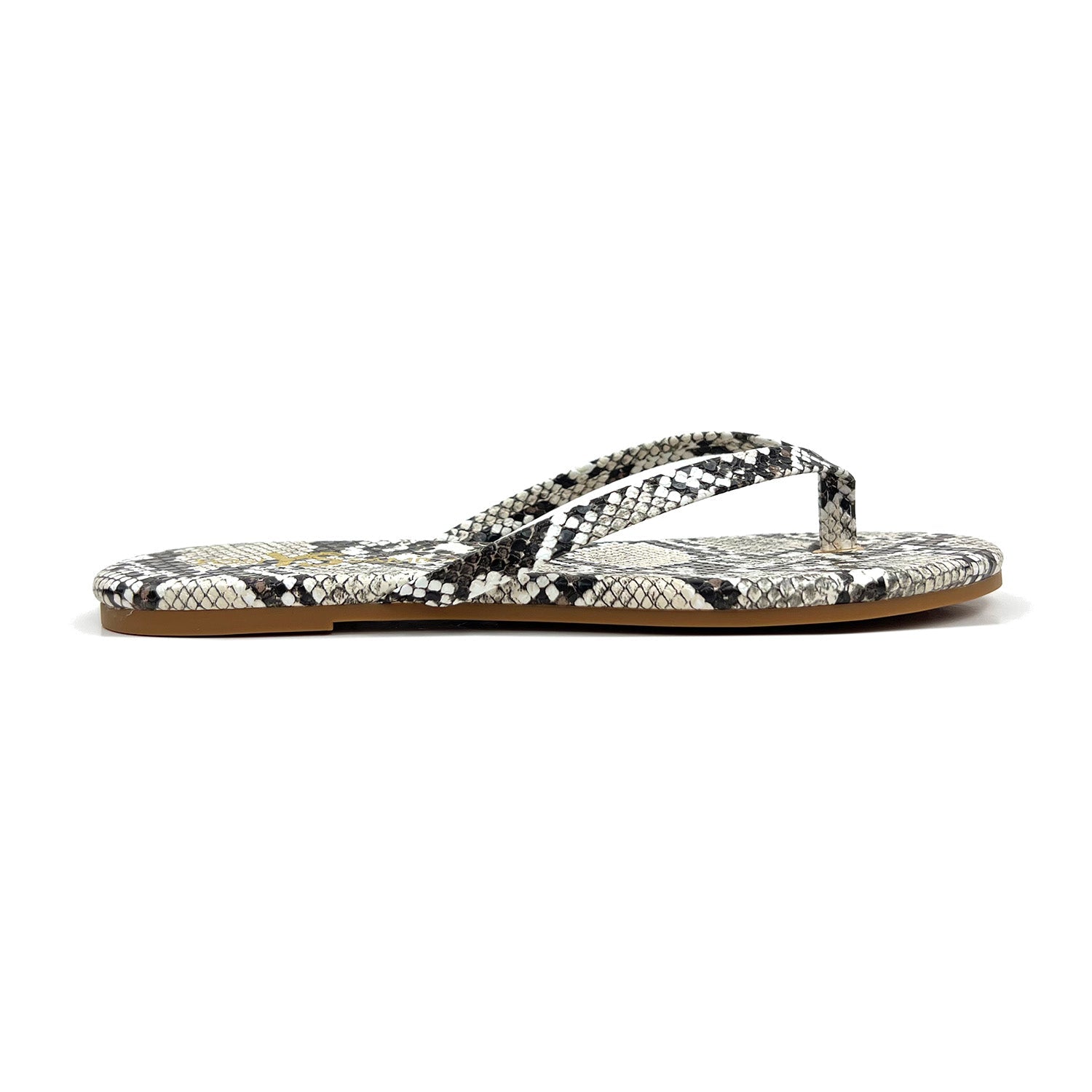 Rivington Flip Flop In Snake Print