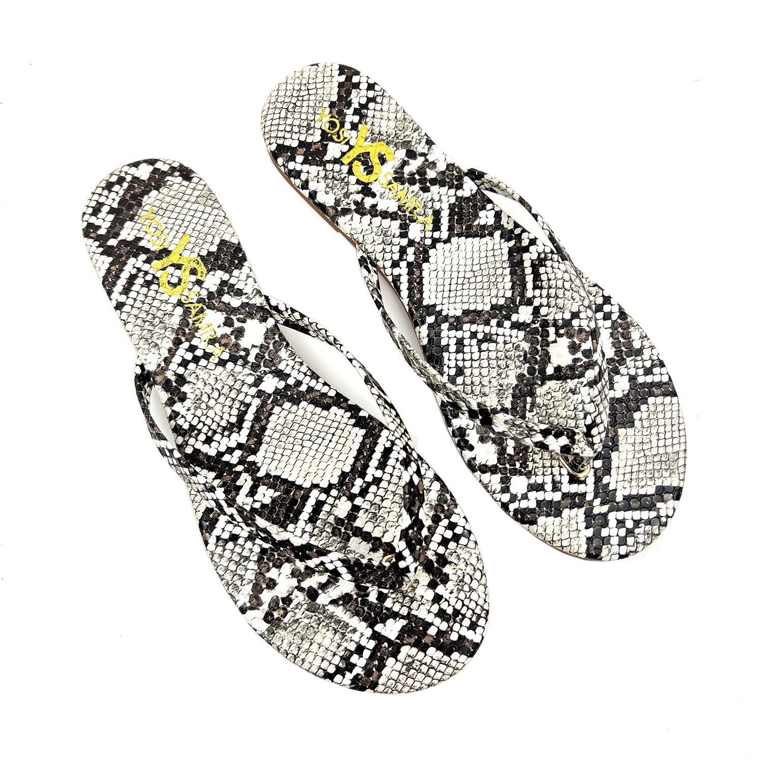 Rivington Flip Flop In Snake Print