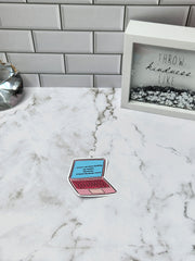 I Can't I Am Busy Building My Empire Vinyl Sticker