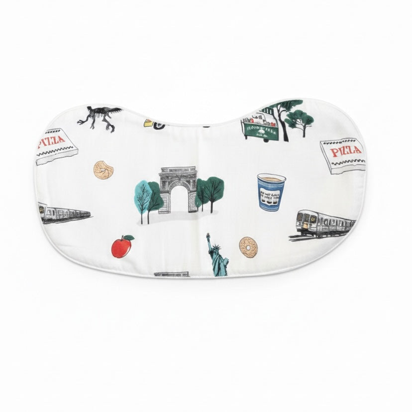 Washington Square Park Nyc Newborn Gift Bundle: Swaddle, Bib & Onesie
