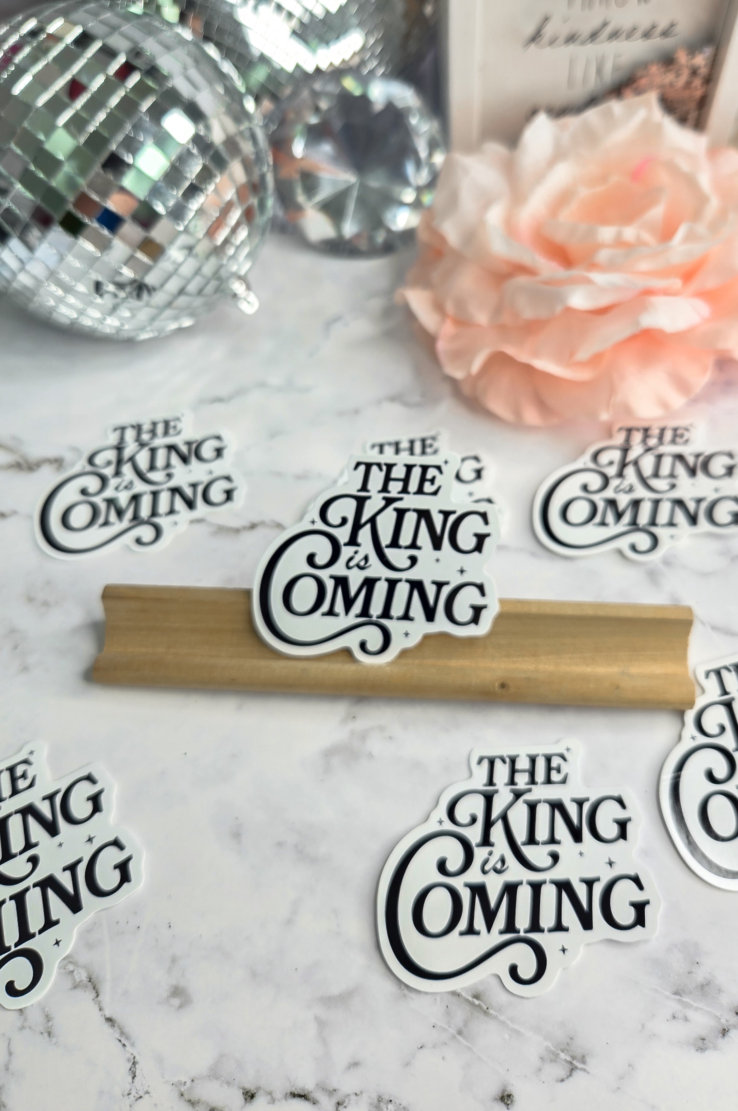 The King Is Coming Sticker