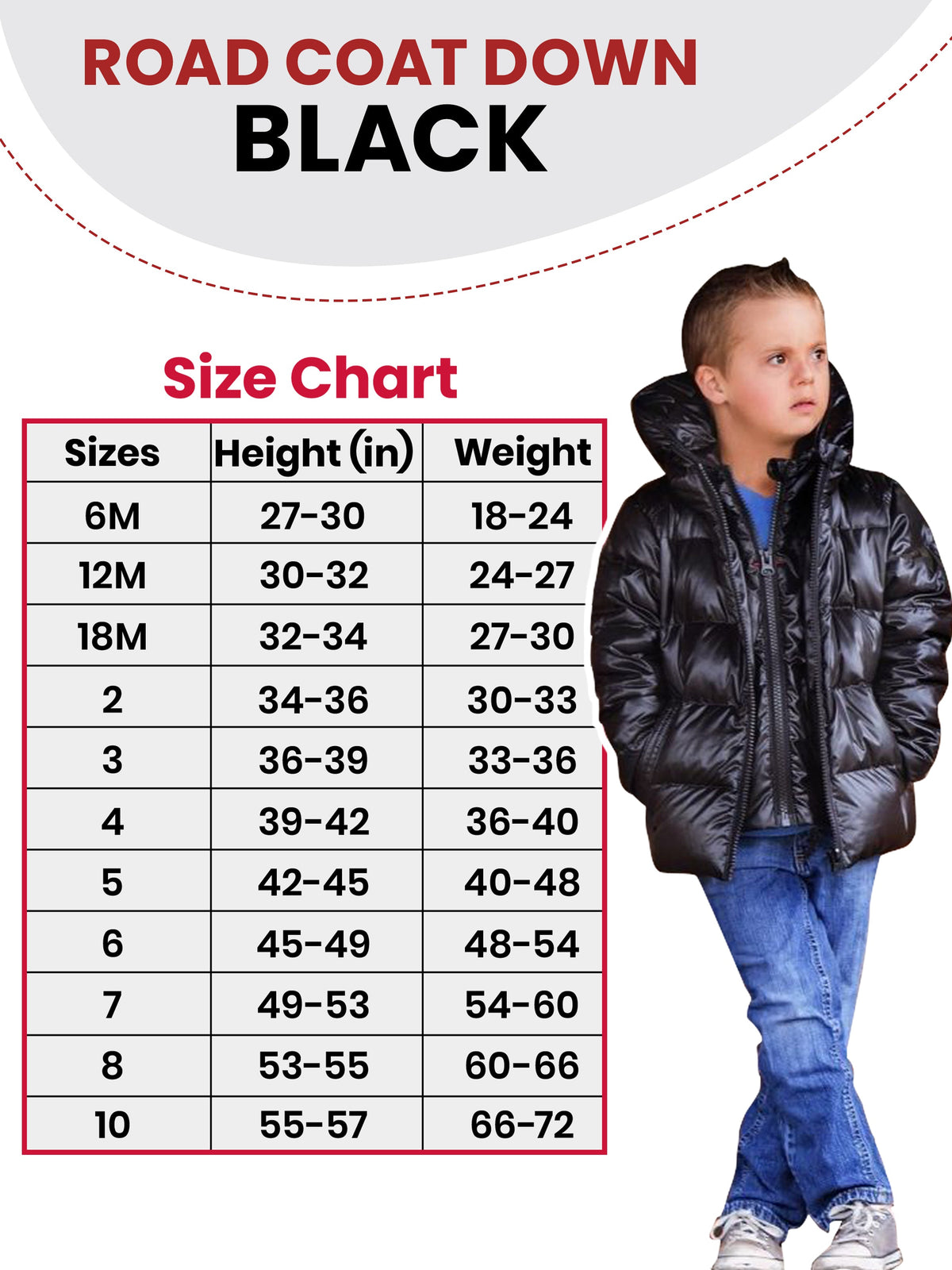 Car Seat Coat | The Road Coat Down - Black