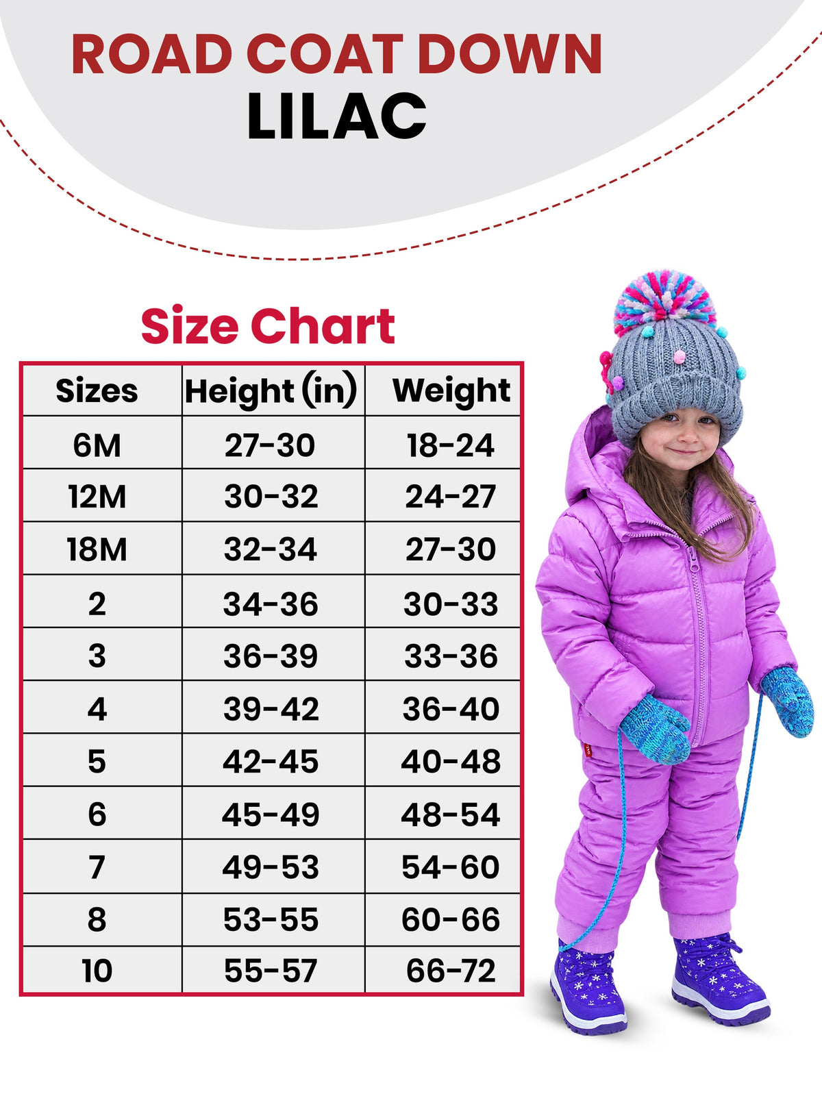 Car Seat Coat | The Road Coat Down - Lilac