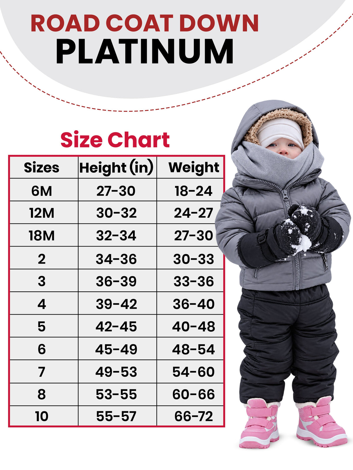 Car Seat Coat | The Road Coat Down - Platinum