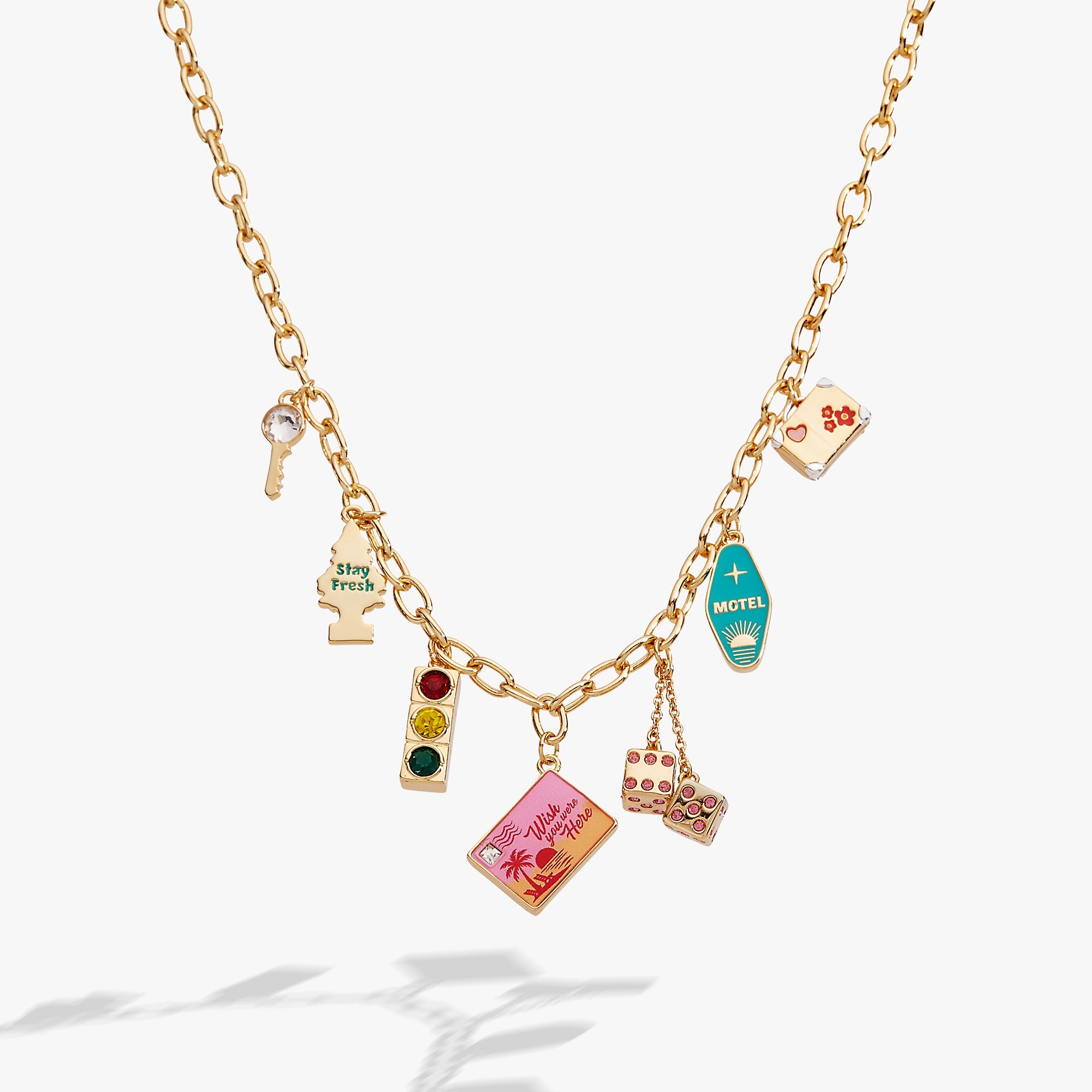 Road Trip Multi-charm Necklace