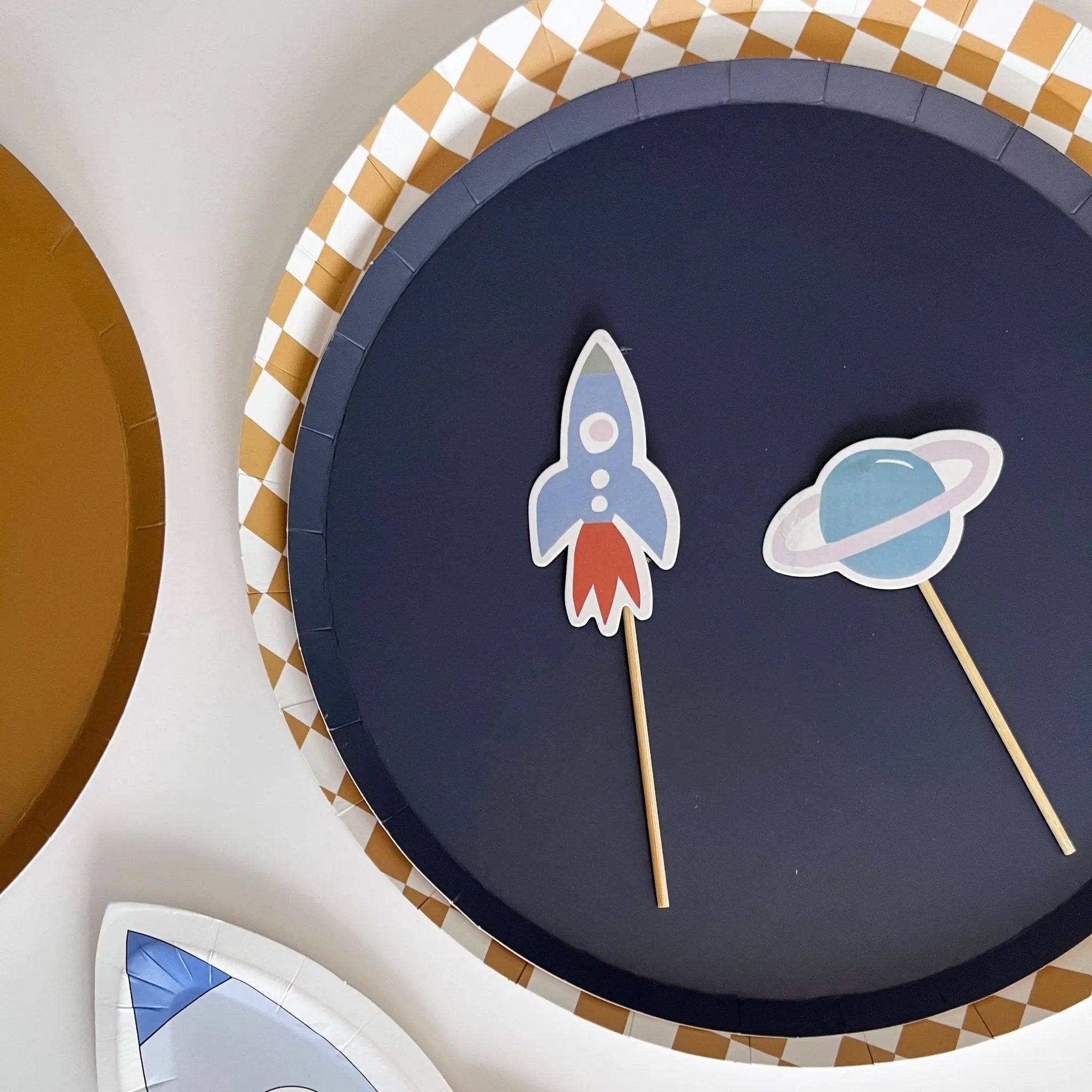 Rocketship Toppers (set Of 8)