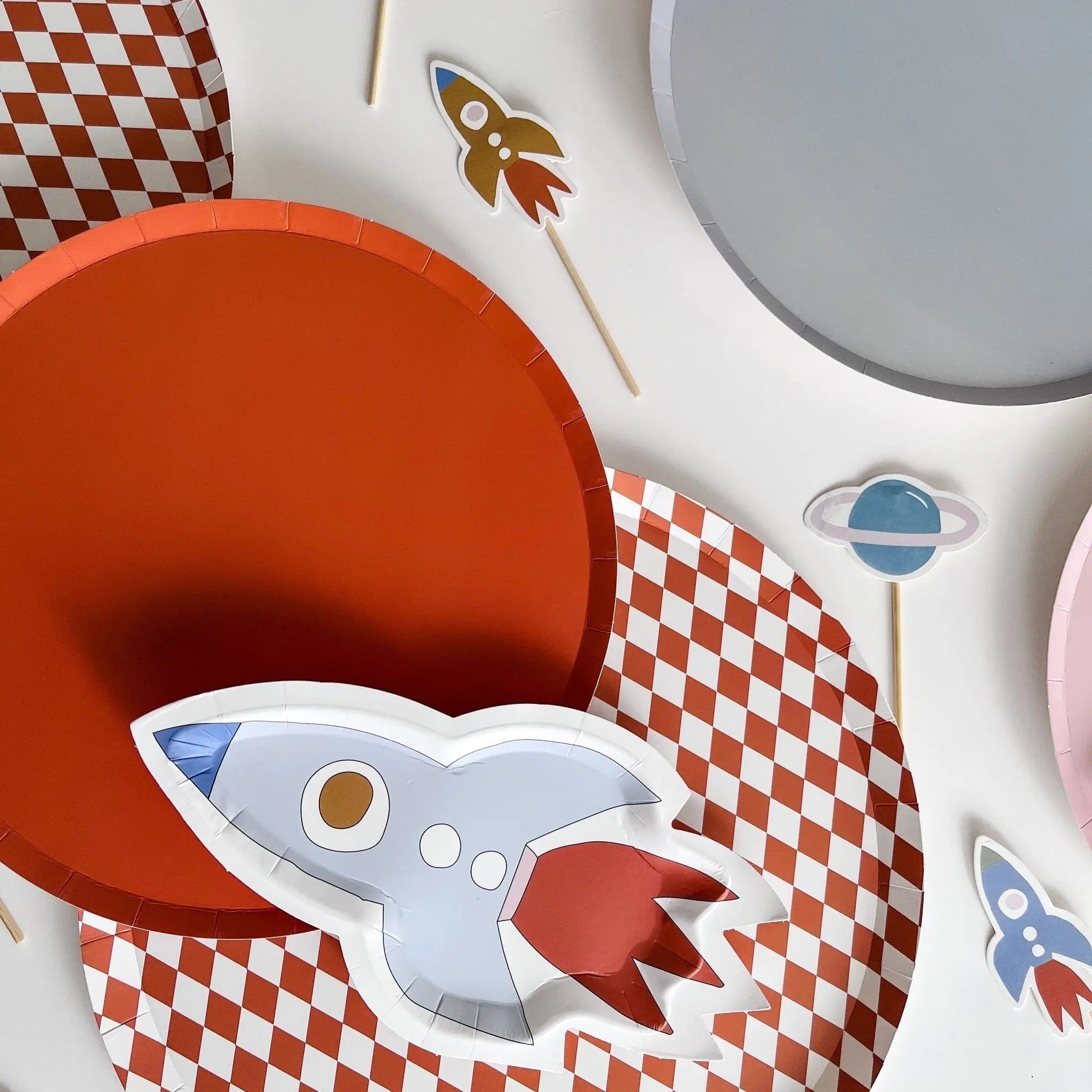 Rocketship Toppers (set Of 8)
