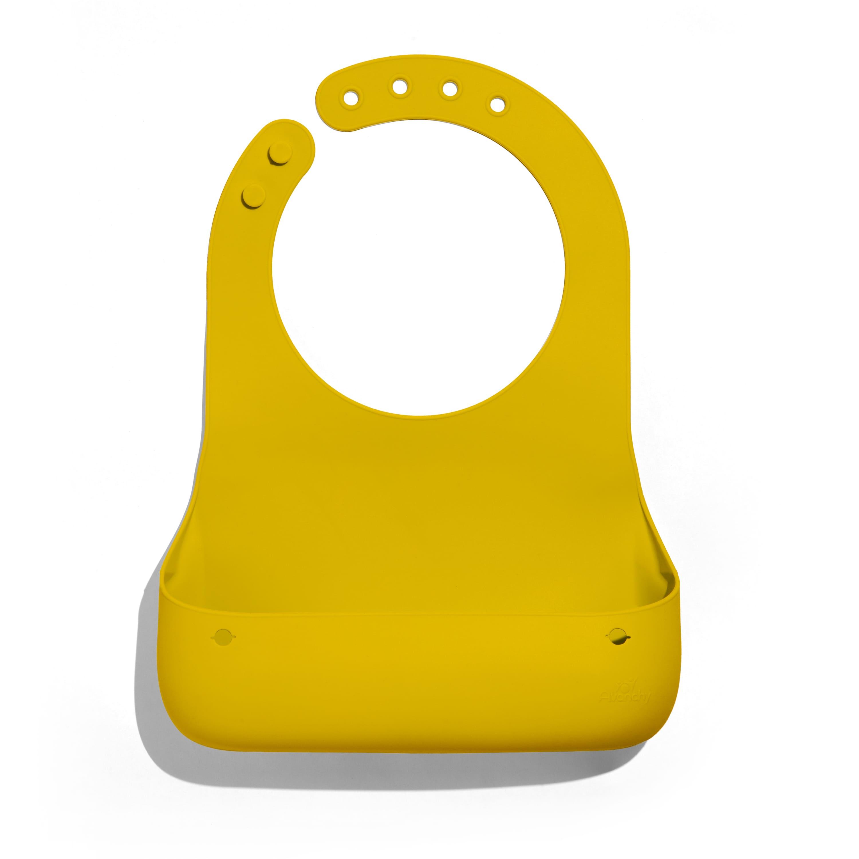 Avanchy Roll & Go Silicone Bibs For Babies + Spoon