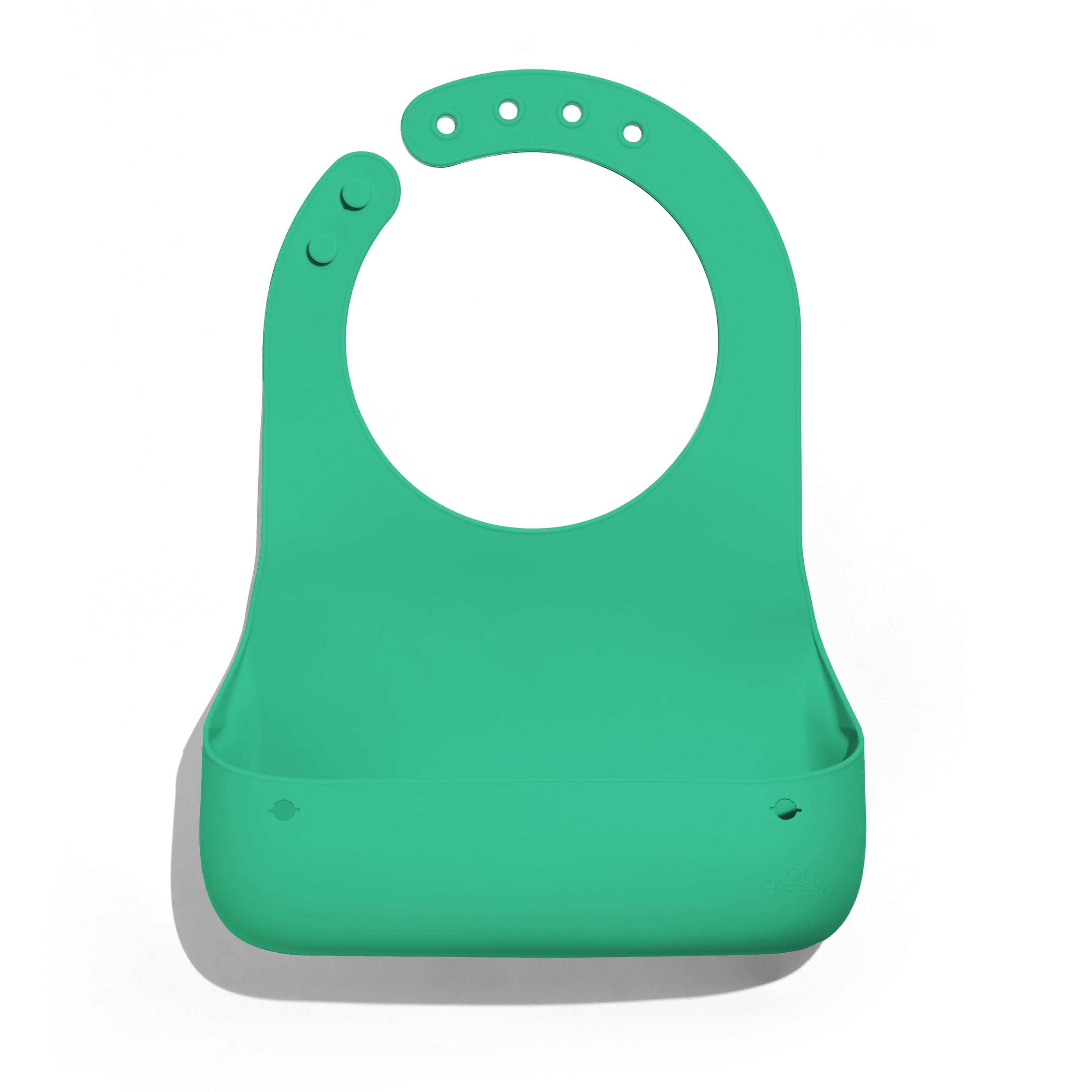 Avanchy Roll & Go Silicone Bibs For Babies + Spoon