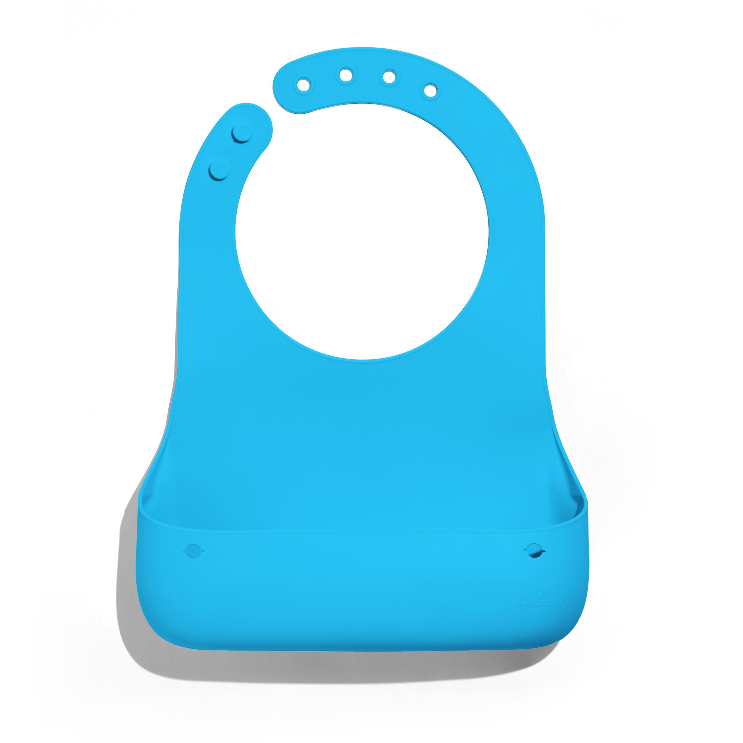 Avanchy Roll & Go Silicone Bibs For Babies + Spoon