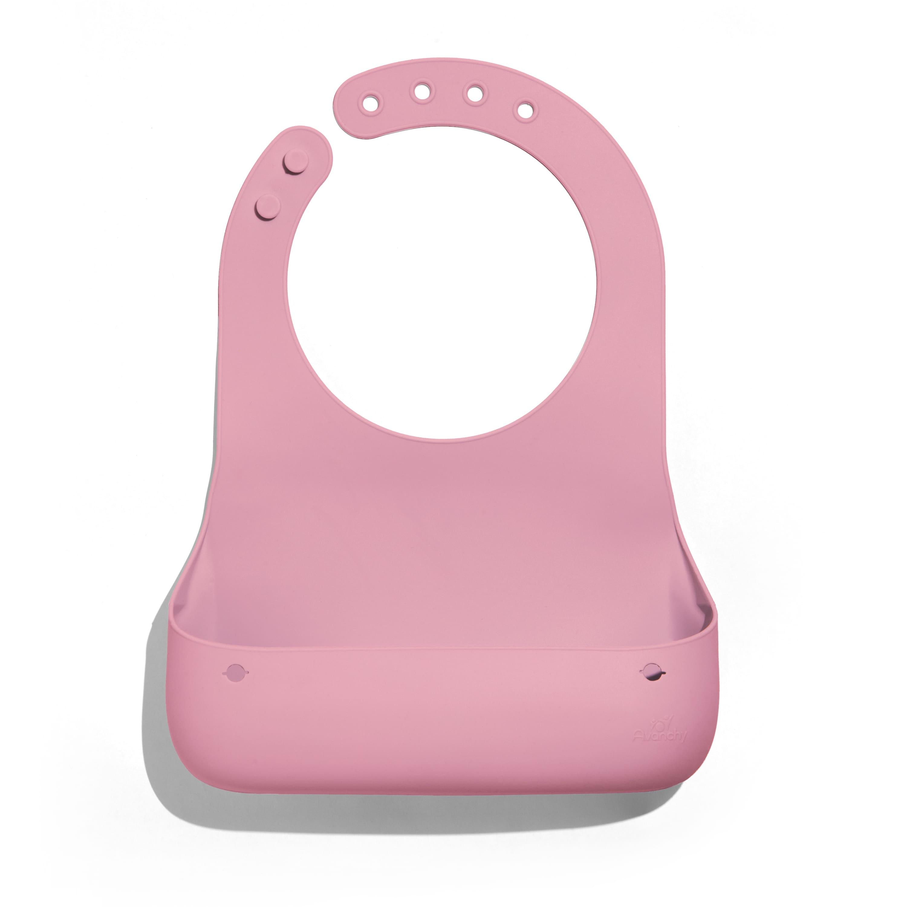 Avanchy Roll & Go Silicone Bibs For Babies + Spoon