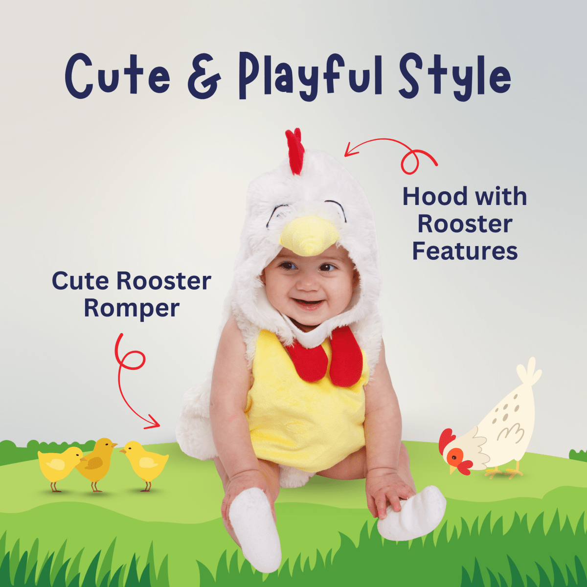 Rooster Costume - Babies