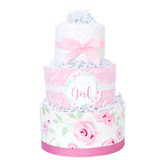 Rose Diaper Cake