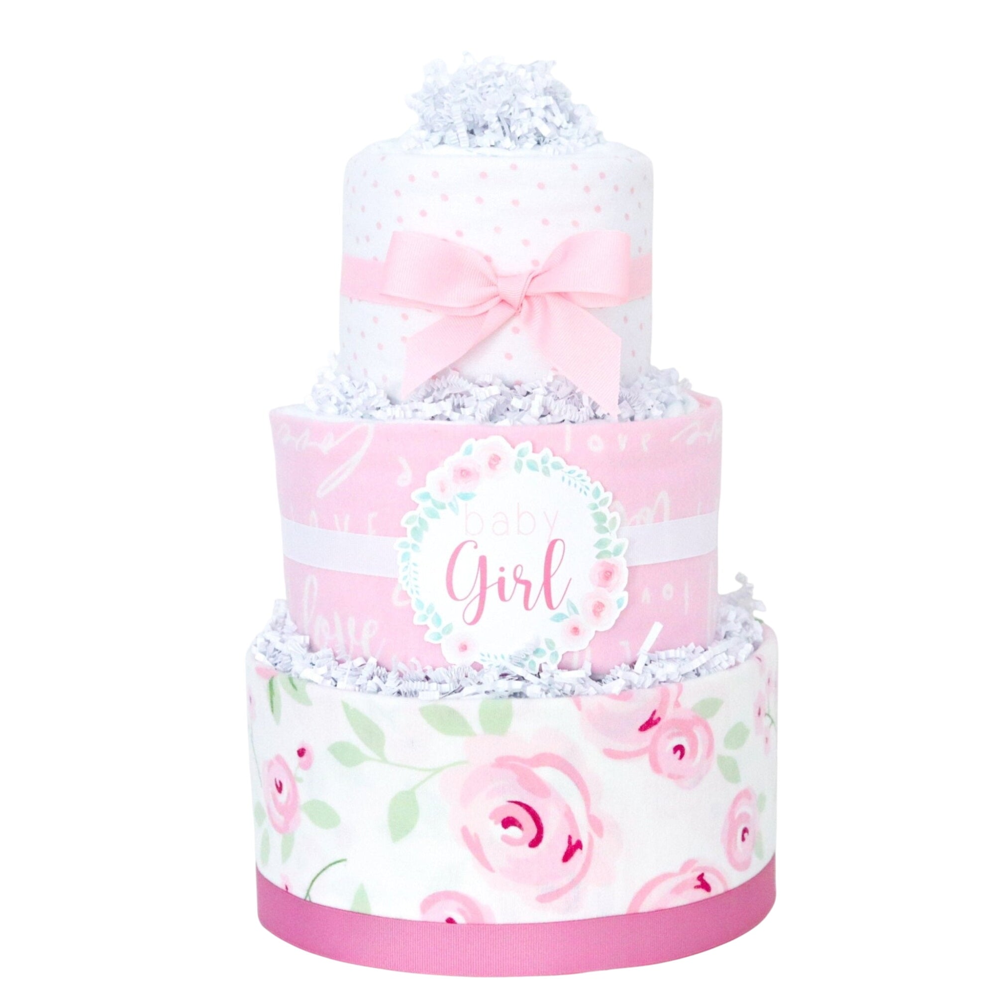 Rose Diaper Cake