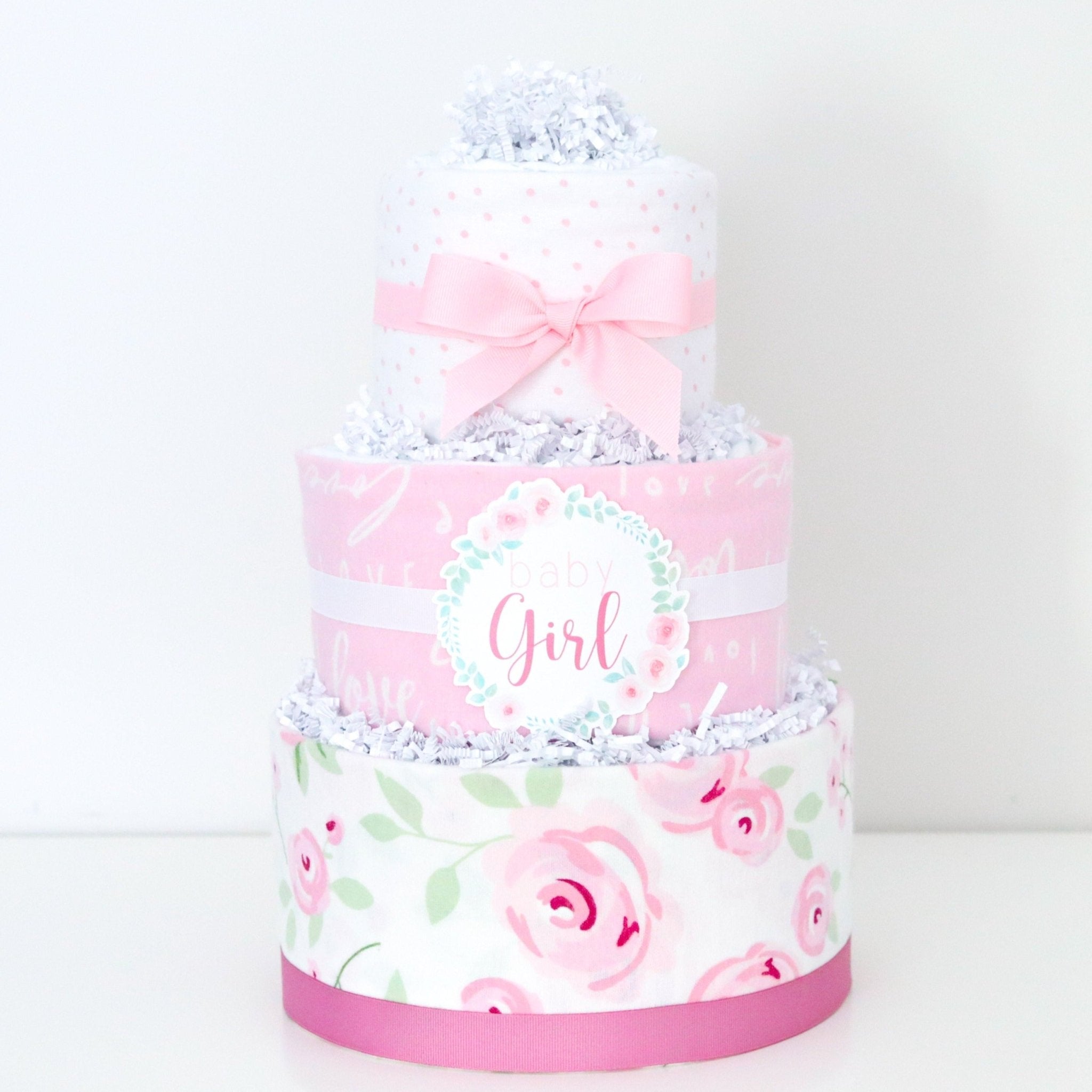 Rose Diaper Cake