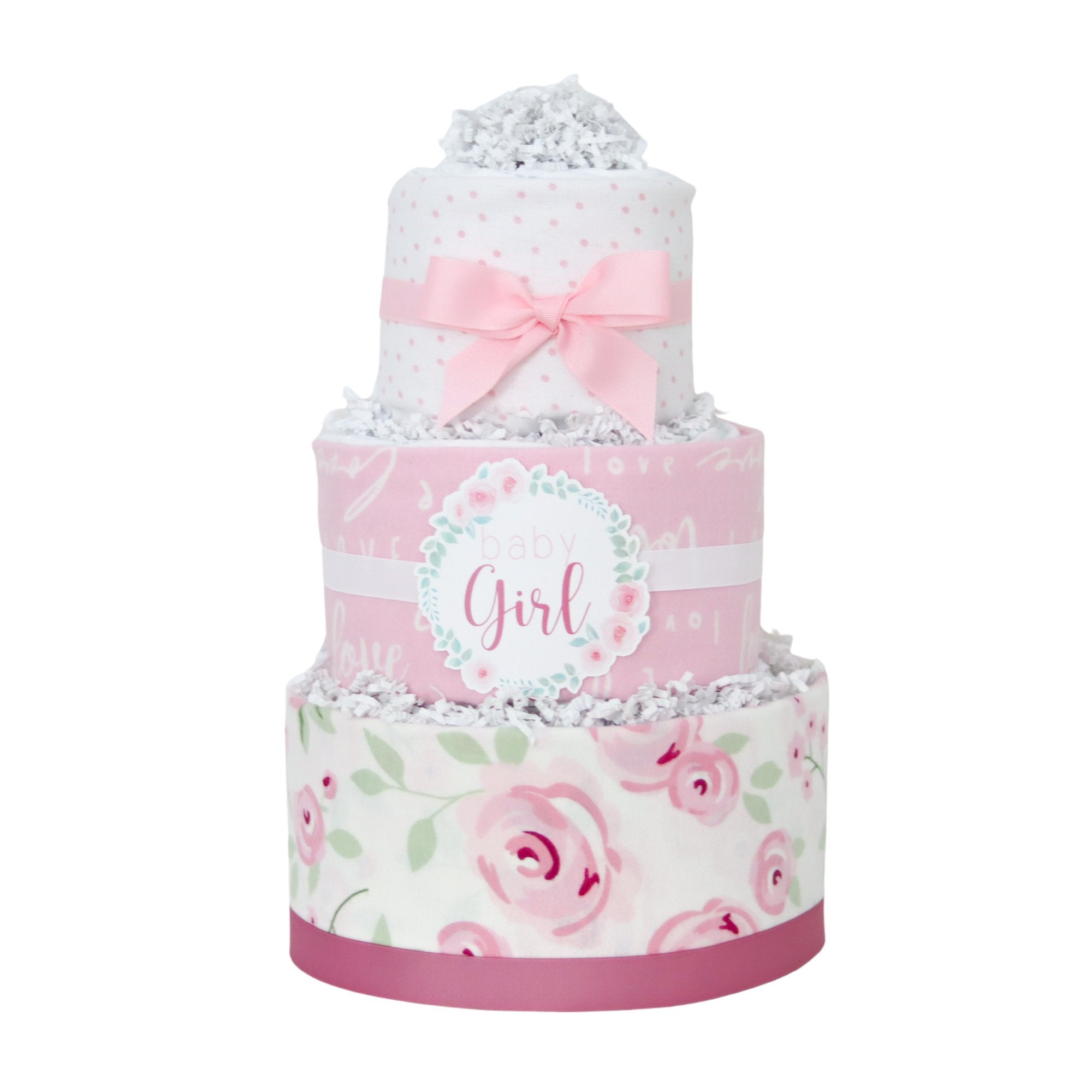 Rose Diaper Cake