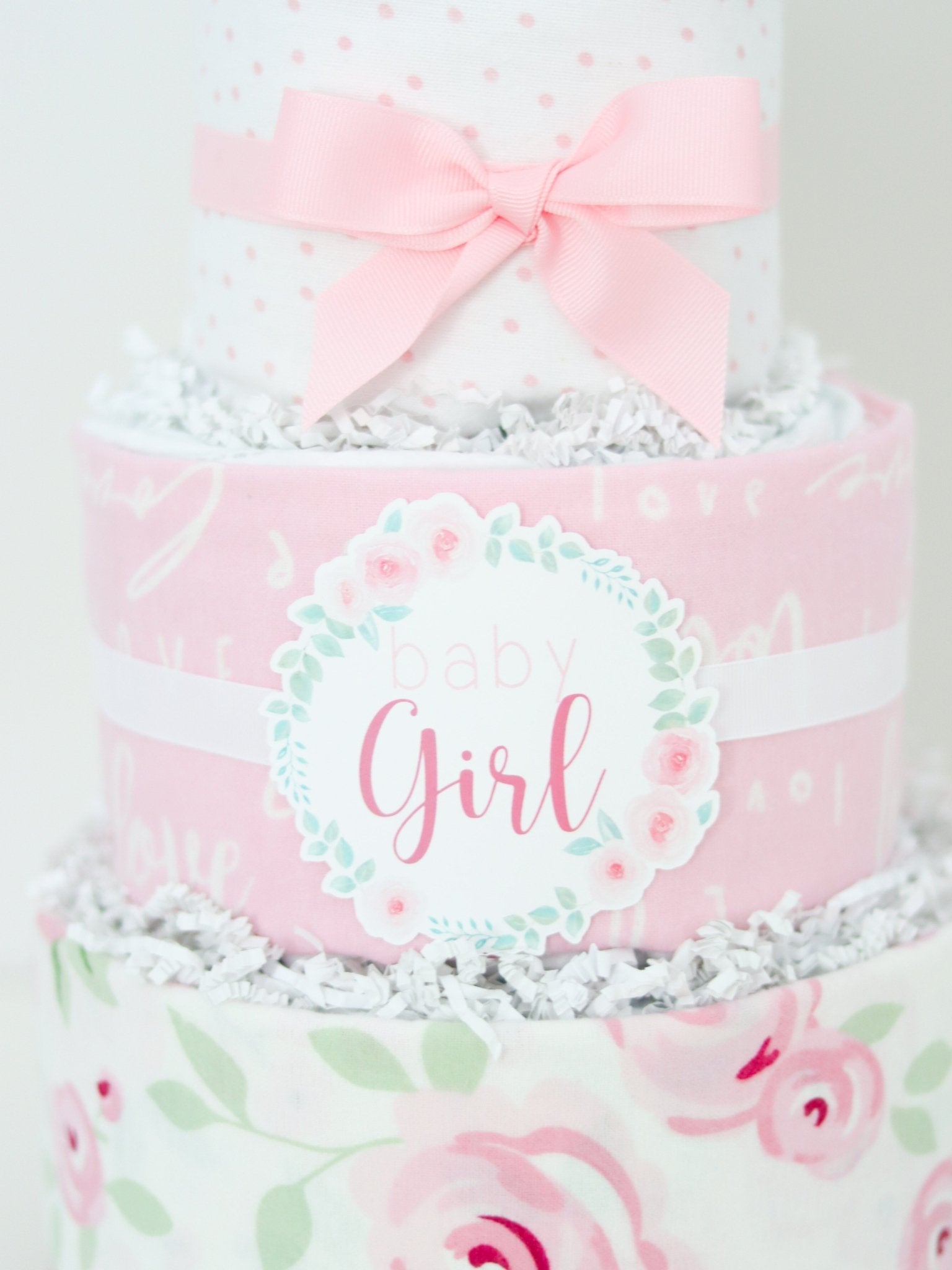 Rose Diaper Cake