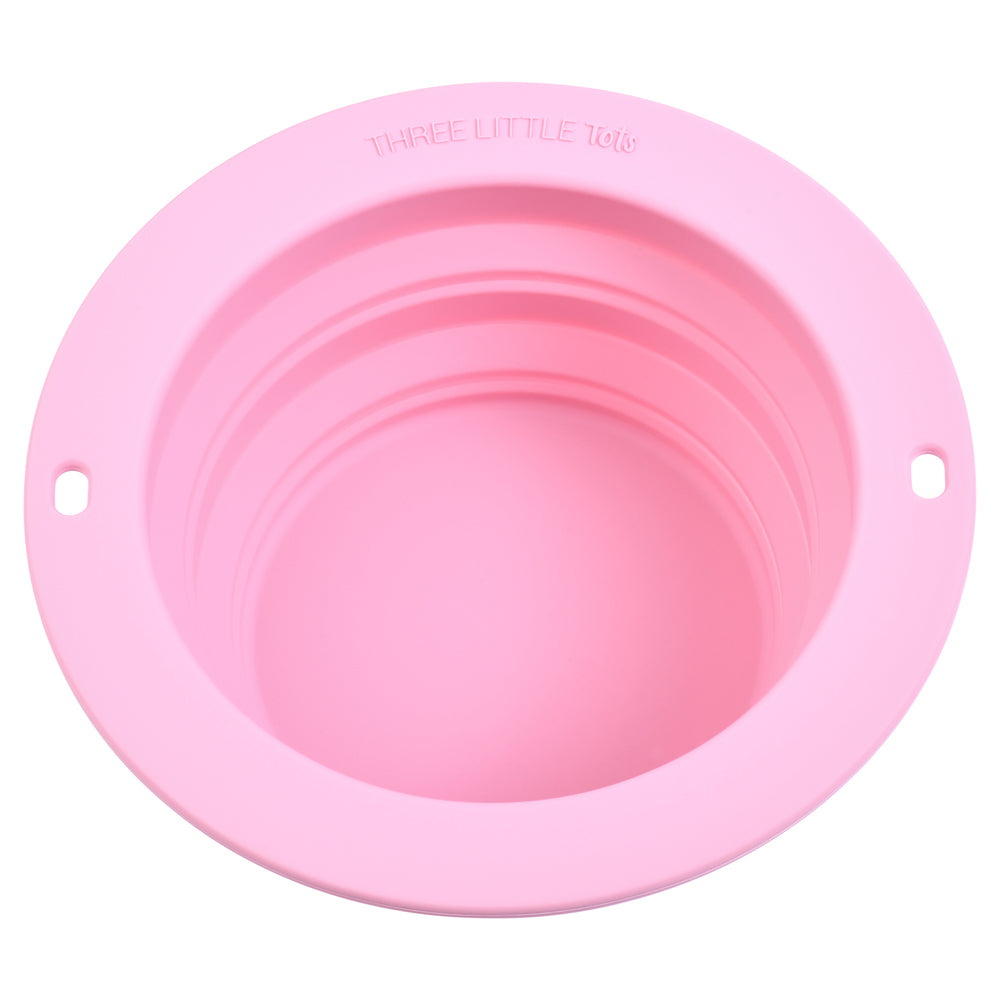 Rose Collapsible Bowl For Travel Or Home