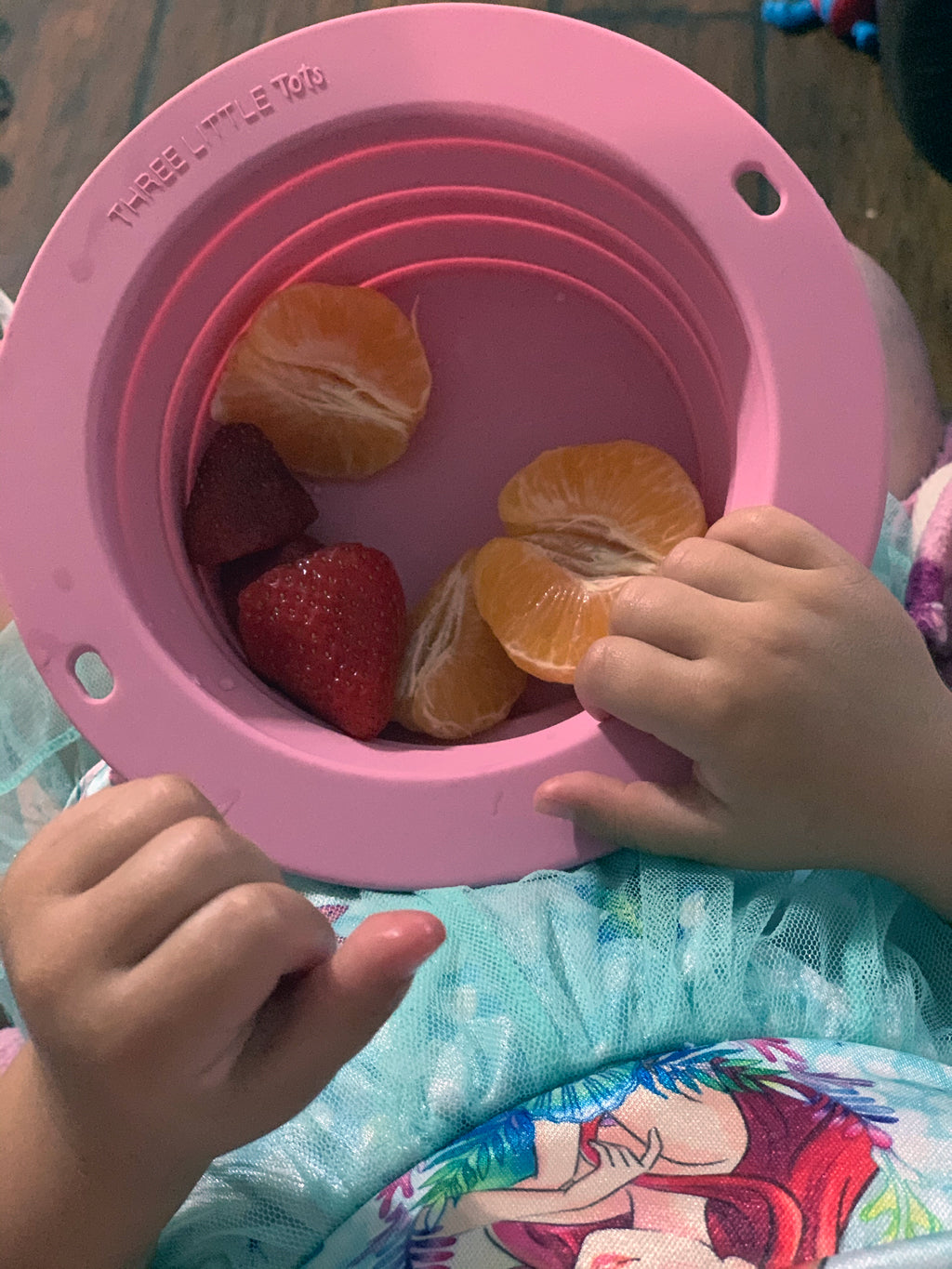 Rose Collapsible Bowl For Travel Or Home