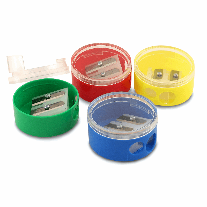 Eisen 2-hole Swivel Pencil Sharpener, 6 Pack