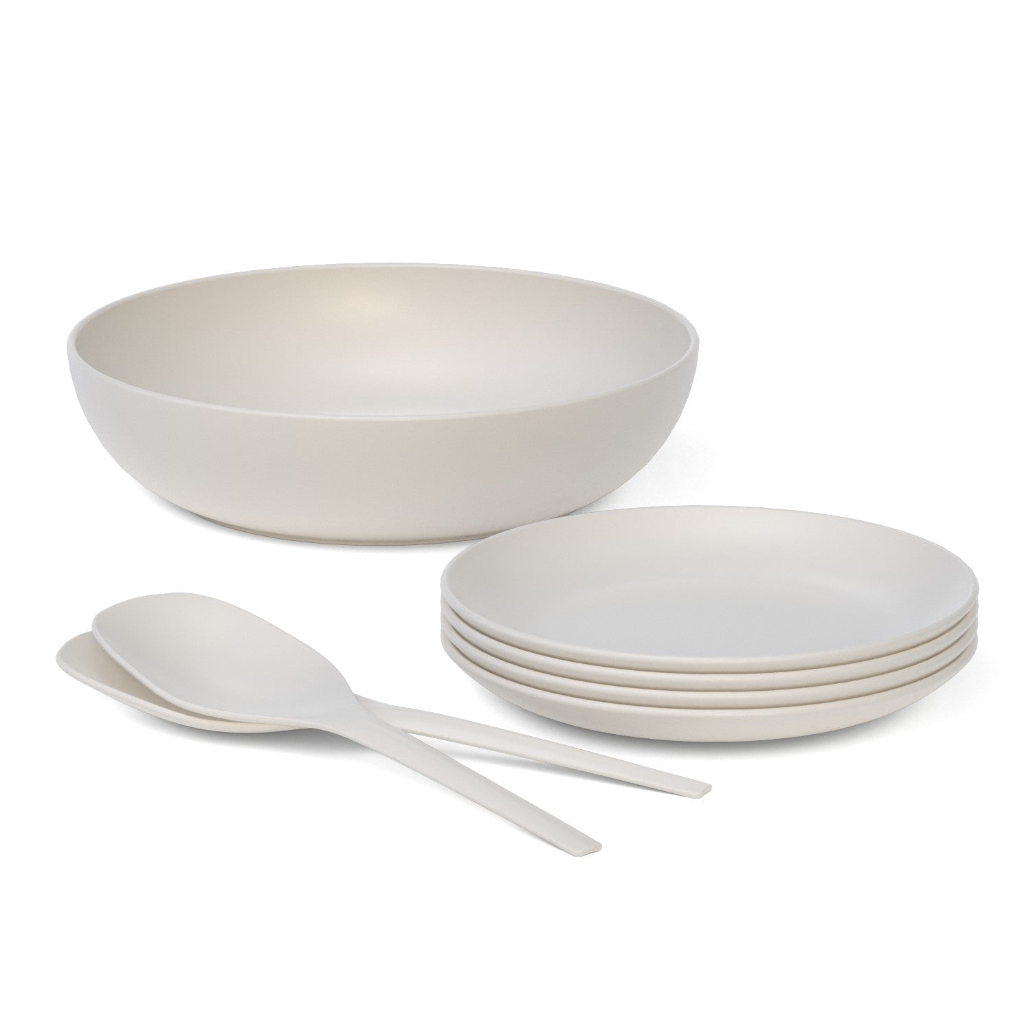 8 " Round Side Plate Set Of 4 - Off White